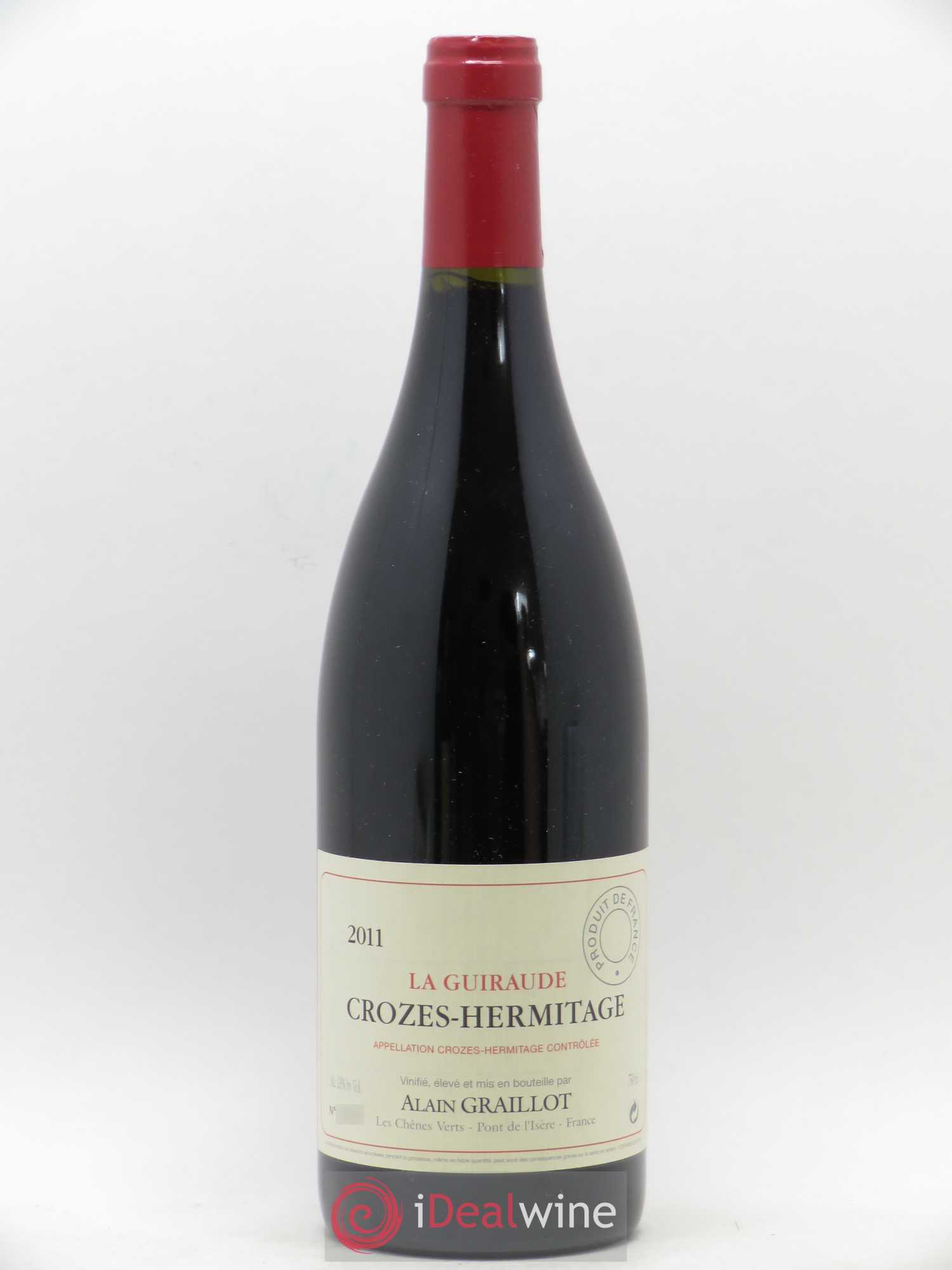 Crozes-Hermitage La Guiraude Domaine Graillot 2011 - Lot de 1 bouteille - 0