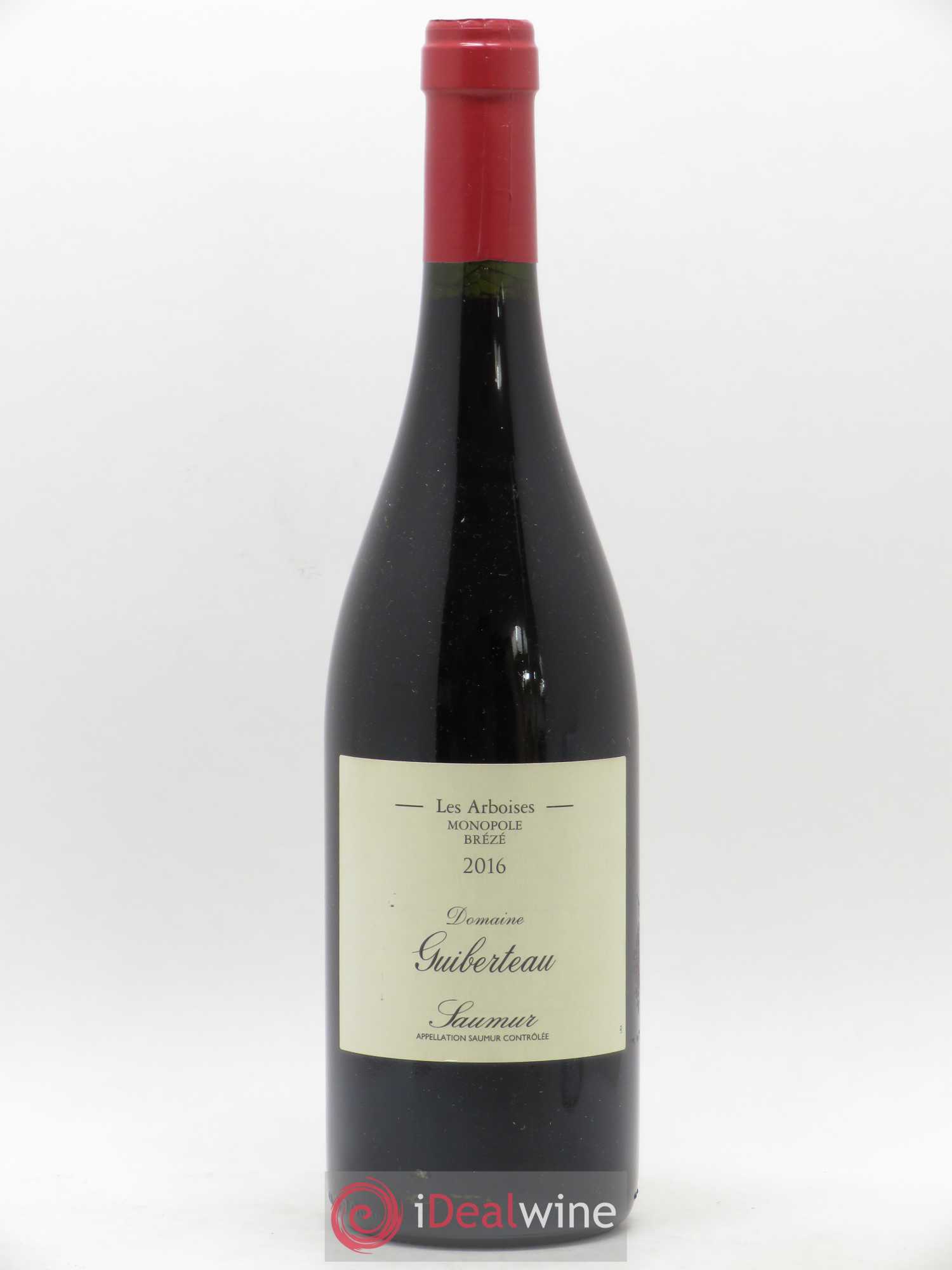 Saumur Les Arboises Domaine Guiberteau Brézé 2016 - Lot de 1 bouteille - 0