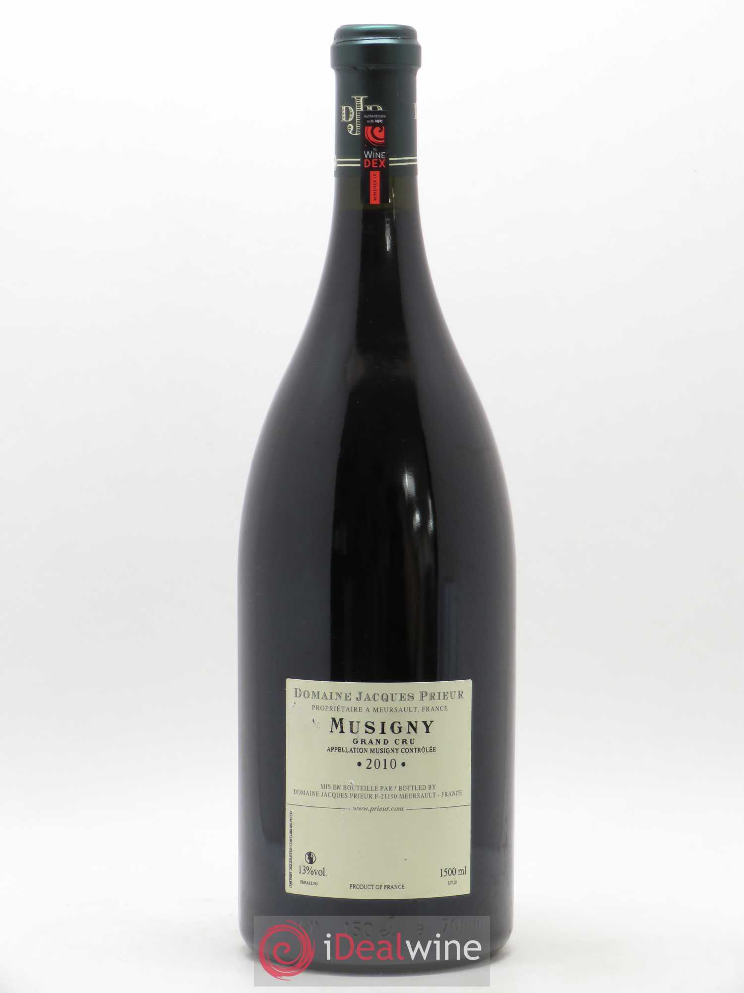 Musigny Grand Cru Jacques Prieur (Domaine) 2010 - Lot de 1 magnum - 1