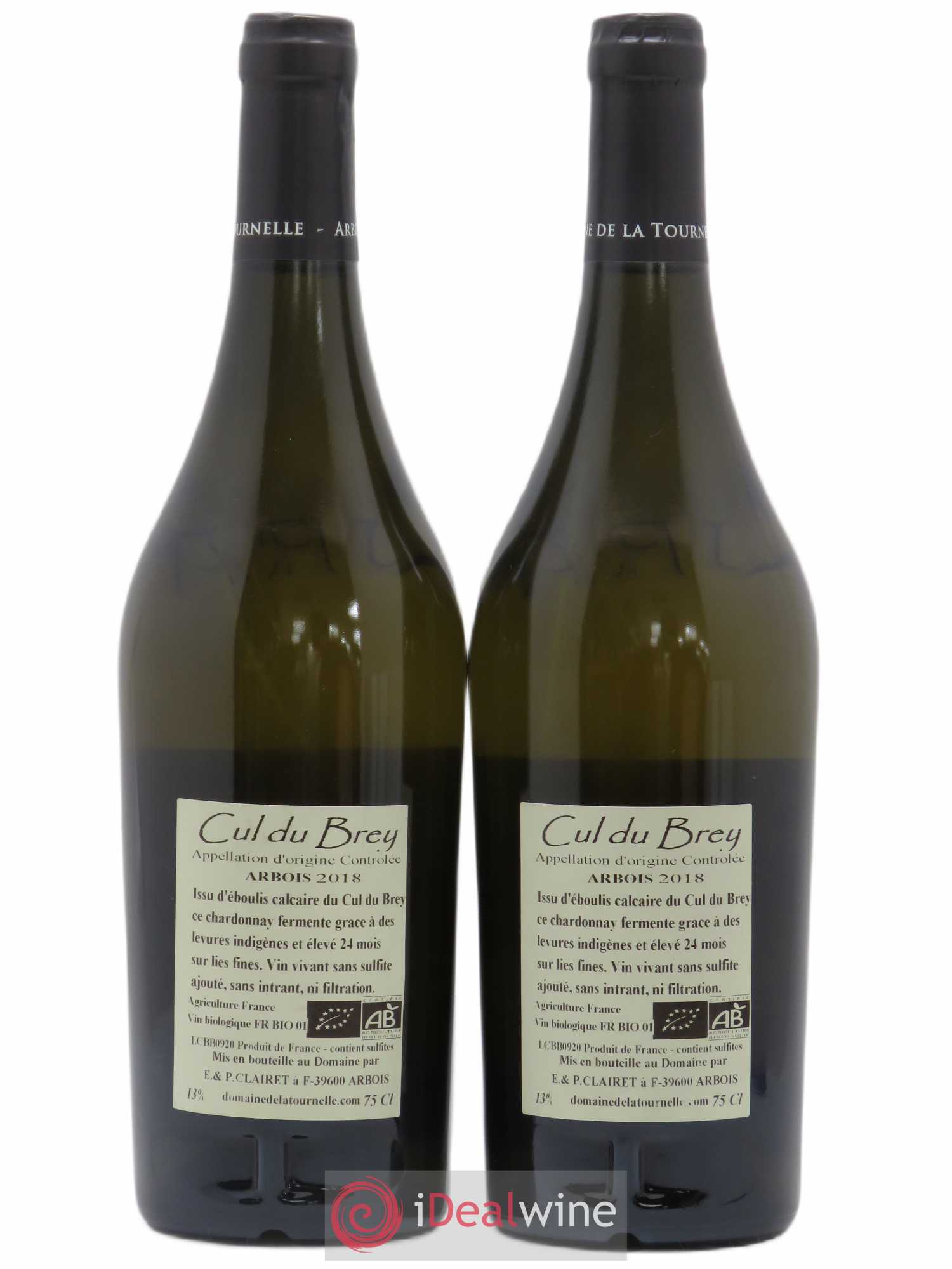 Arbois Cul de Brey Domaine de La Tournelle 2018 - Posten von 2 Flaschen - 1