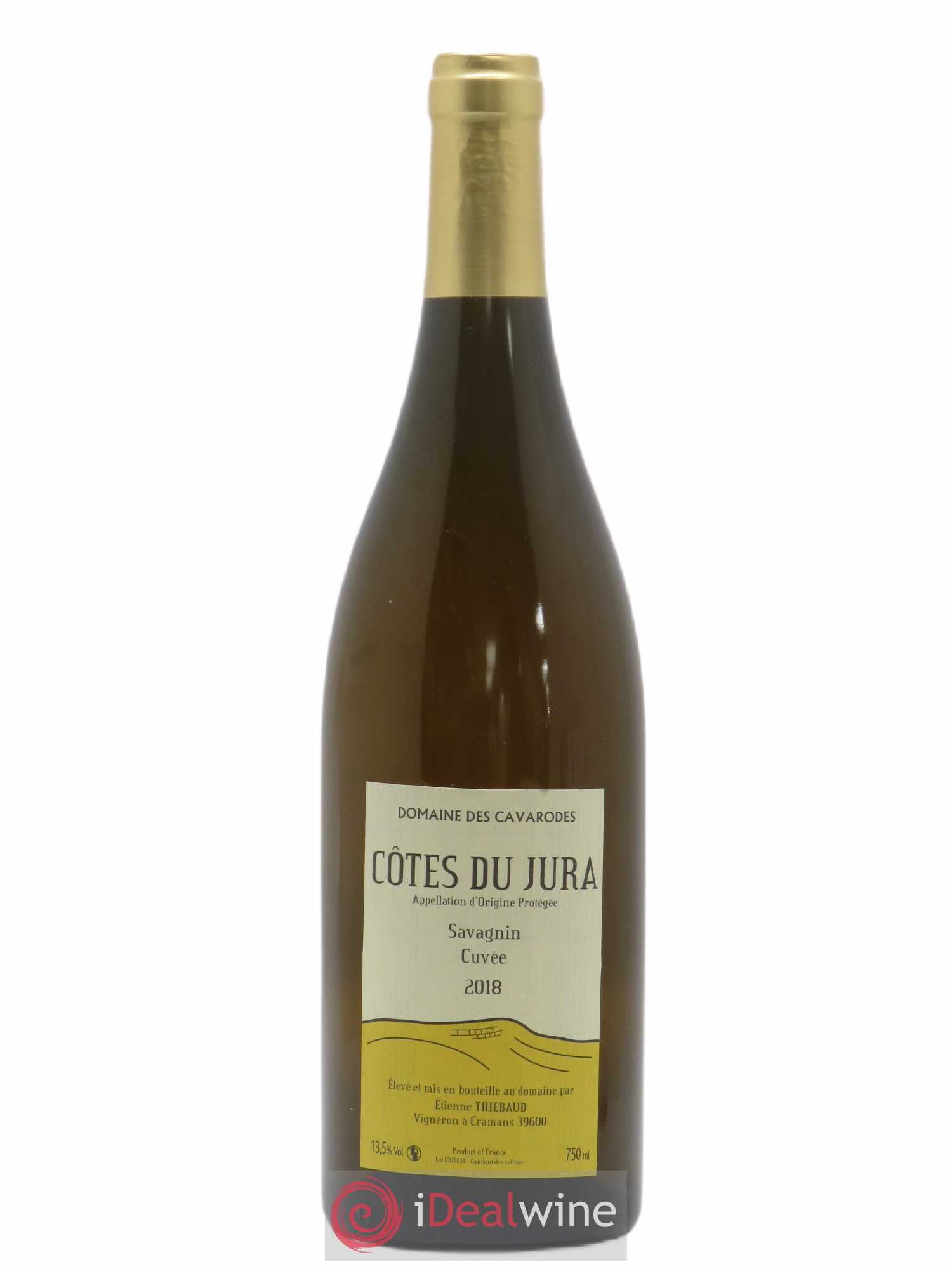 Côtes du Jura Savagnin Cuvée Domaine des Cavarodes 2018 - Posten von 1 Flasche - 0