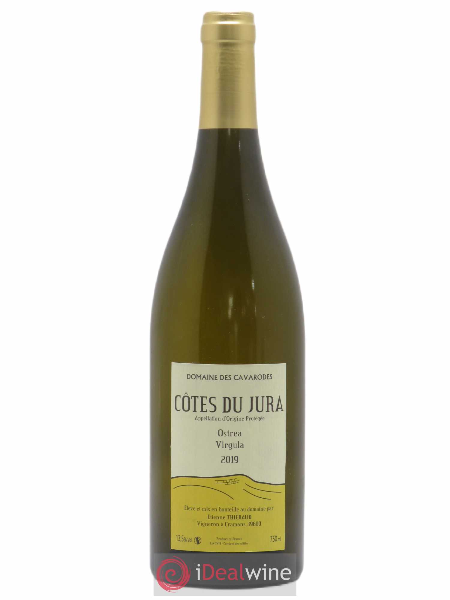 Côtes du Jura Ostrea Virgula Domaine des Cavarodes 2019 - Posten von 1 Flasche - 0