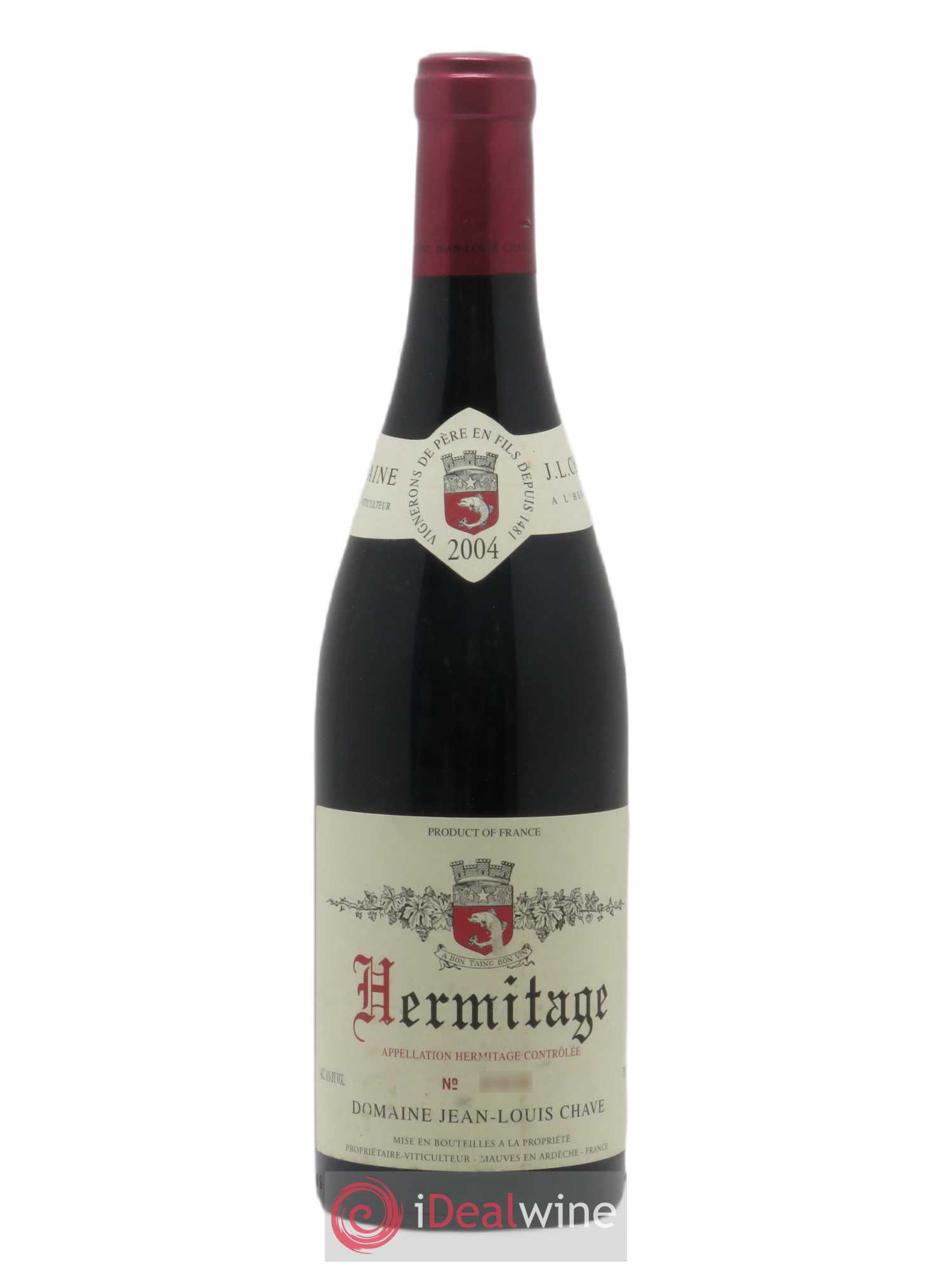 Hermitage Jean-Louis Chave 2004 - Lot de 1 bouteille - 0