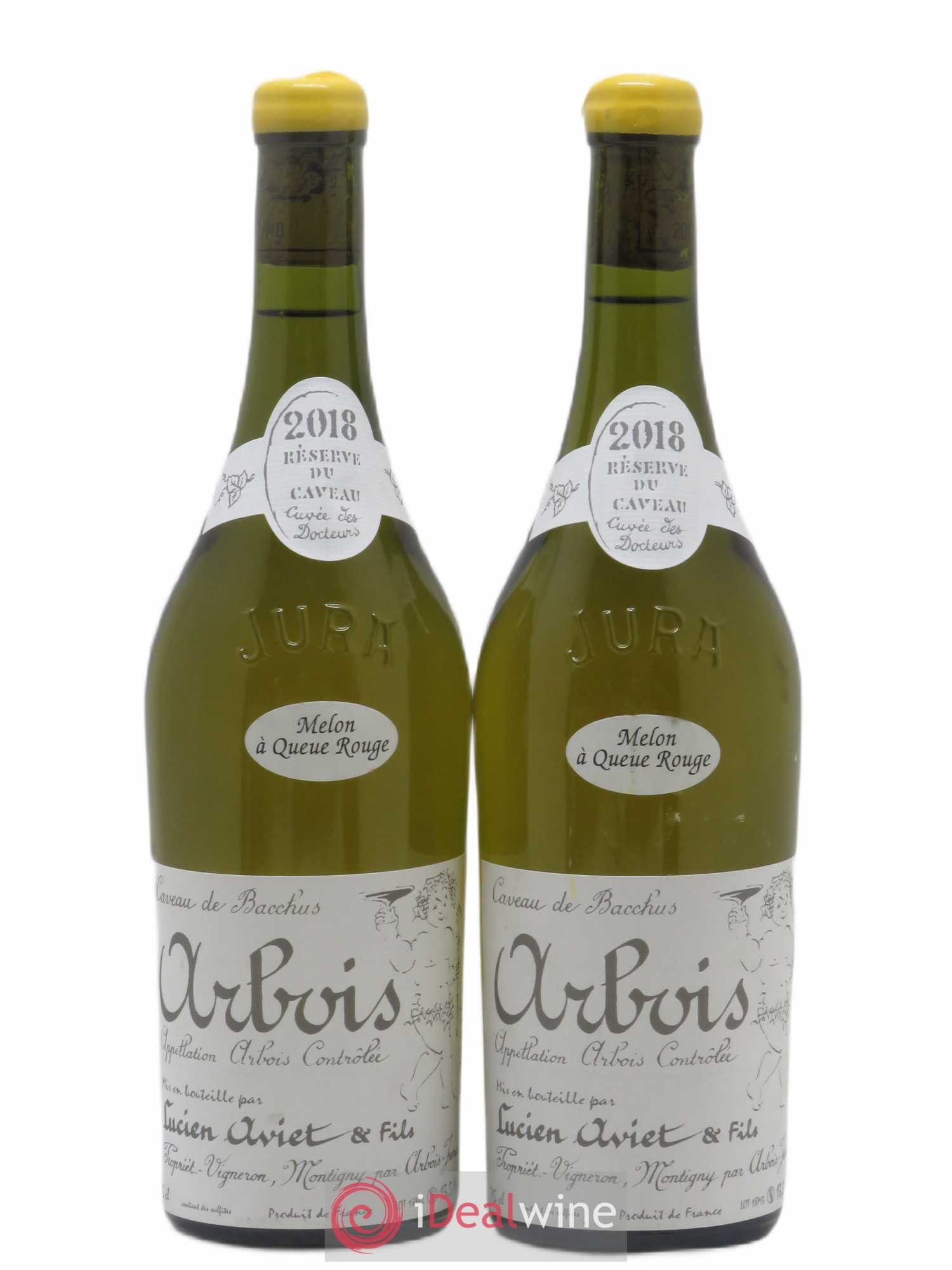 Arbois Melon à Queue Rouge Cuvée des Docteurs Lucien Aviet (Domaine) 2018 - Lot de 2 bouteilles - 0