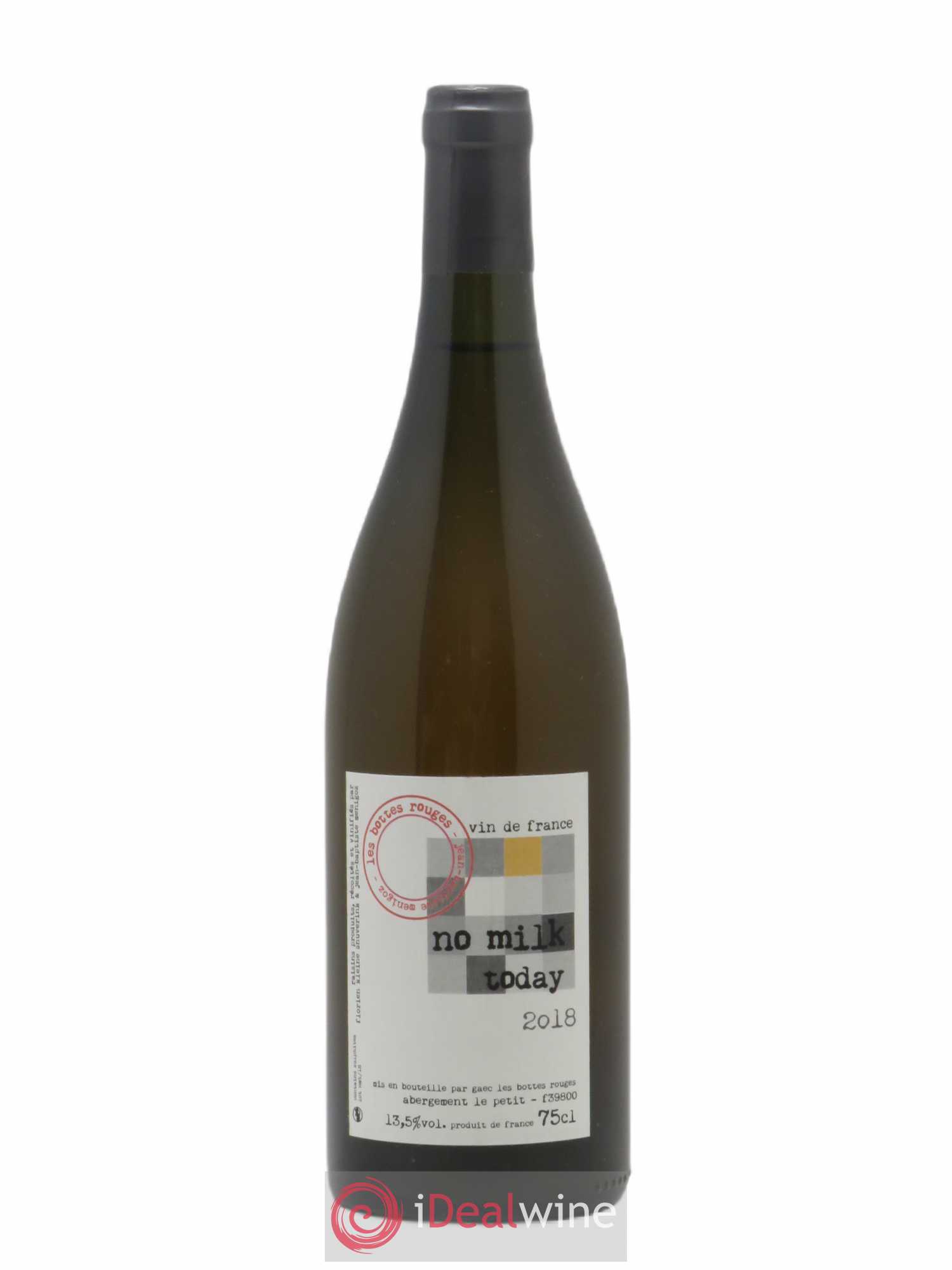 Vin de France No Milk Today Les Bottes Rouges 2018 - Lot de 1 bouteille - 0