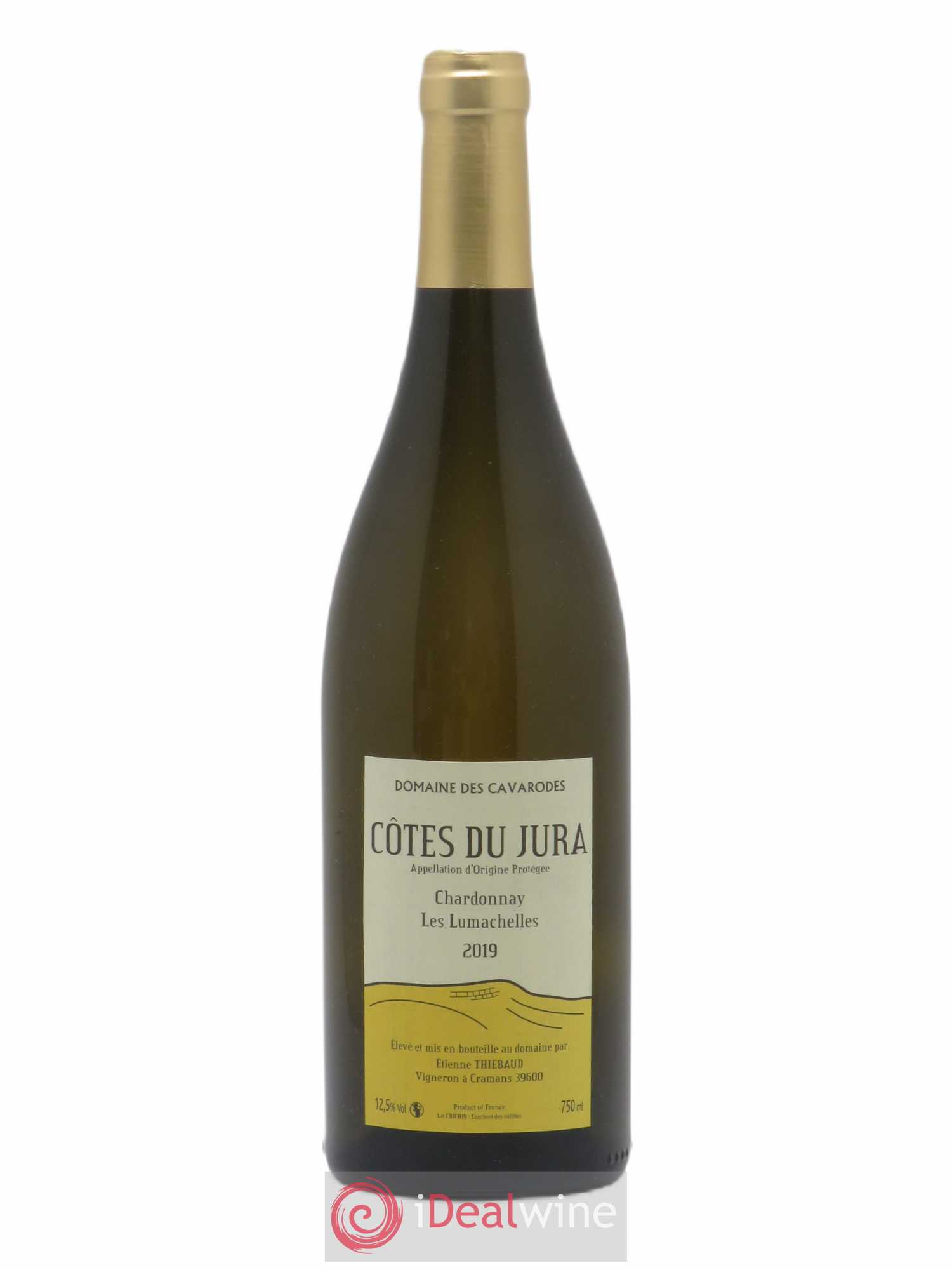 Côtes du Jura Chardonnay Les Lumachelles Cavarodes (Domaine des) - Etienne Thiébaud 2019 - Lot de 1 bouteille - 0