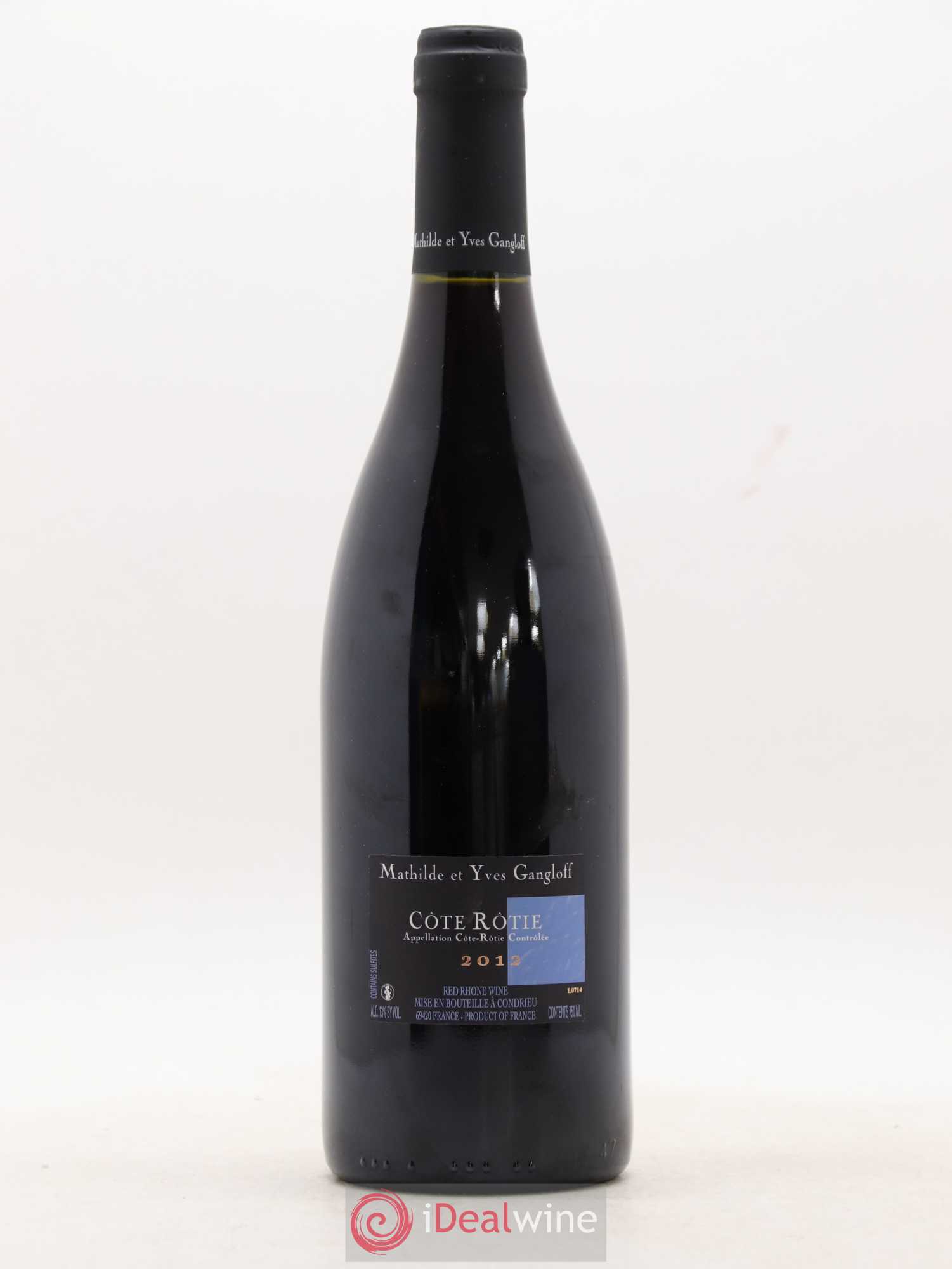 Côte-Rôtie La Barbarine Gangloff (Domaine) 2012 - Lot de 1 bouteille - 1
