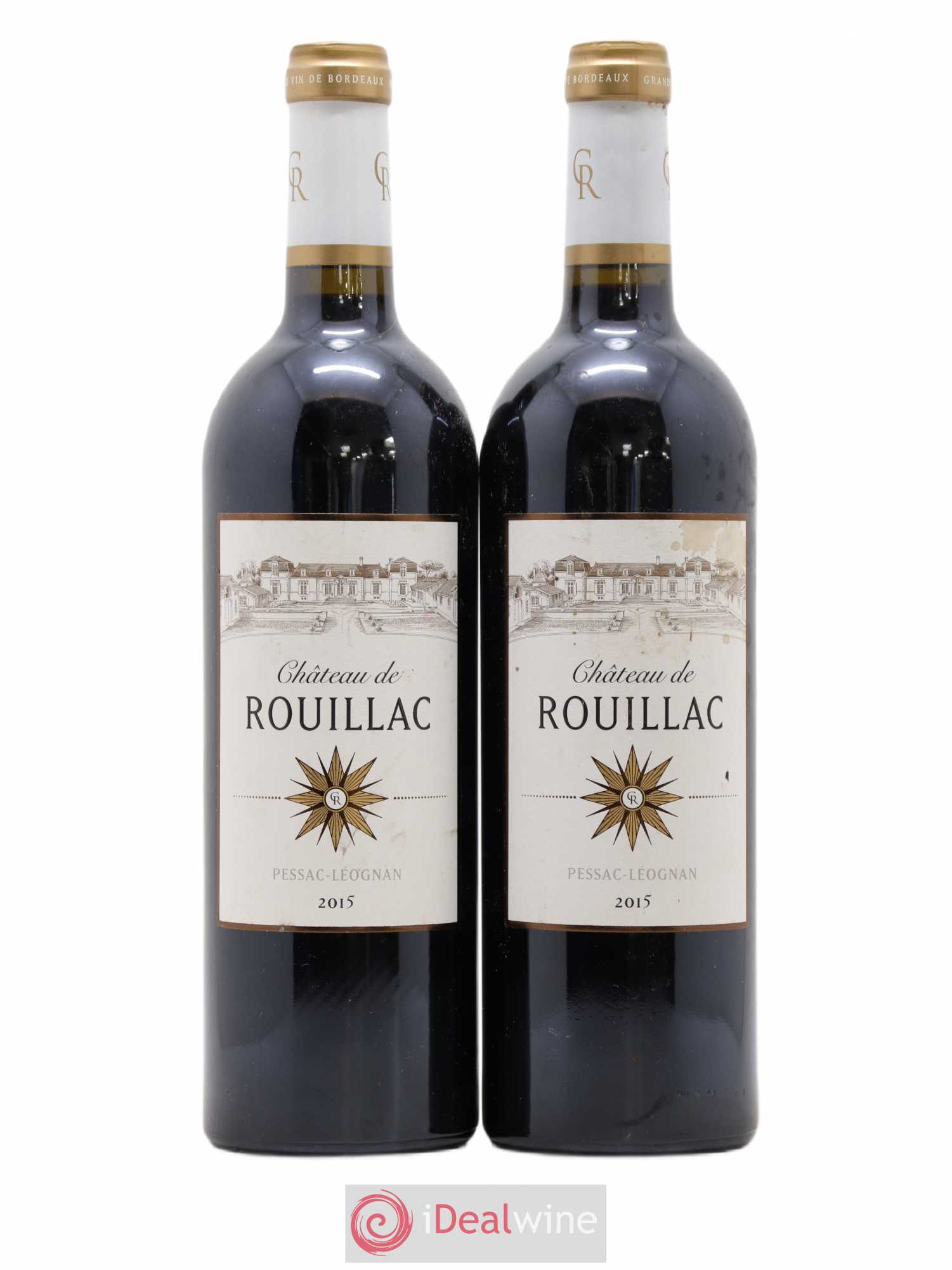 Château de Rouillac (sans prix de réserve) 2015 - Lot de 2 bouteilles - 0