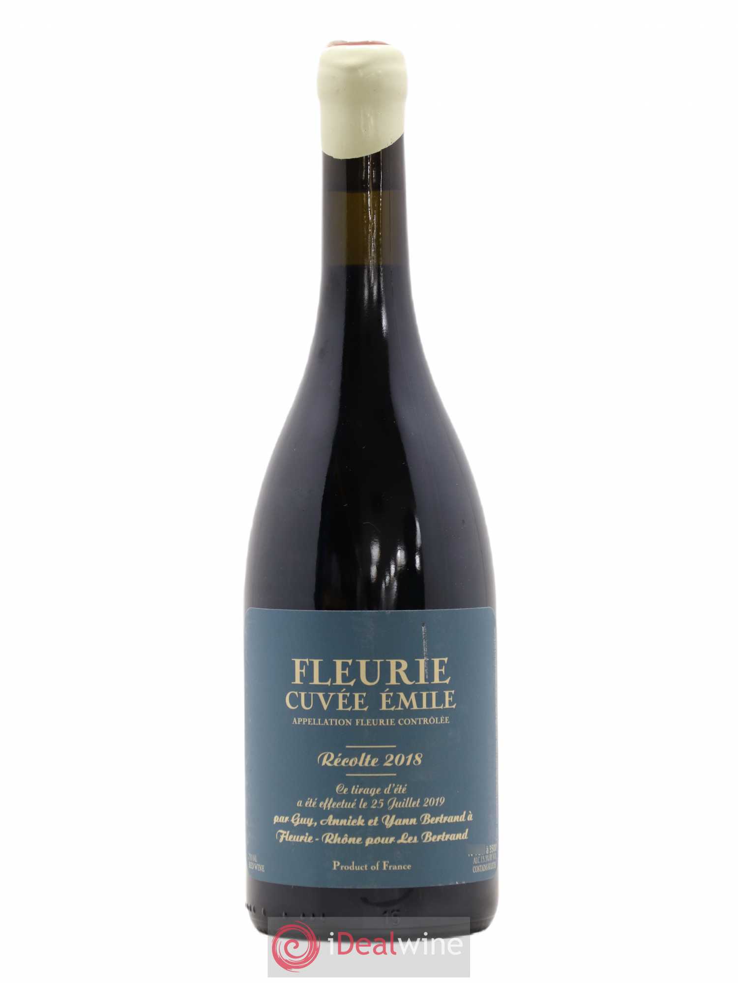 Fleurie Cuvée Emile Yann Bertrand 2018 - Posten von 1 Flasche - 0
