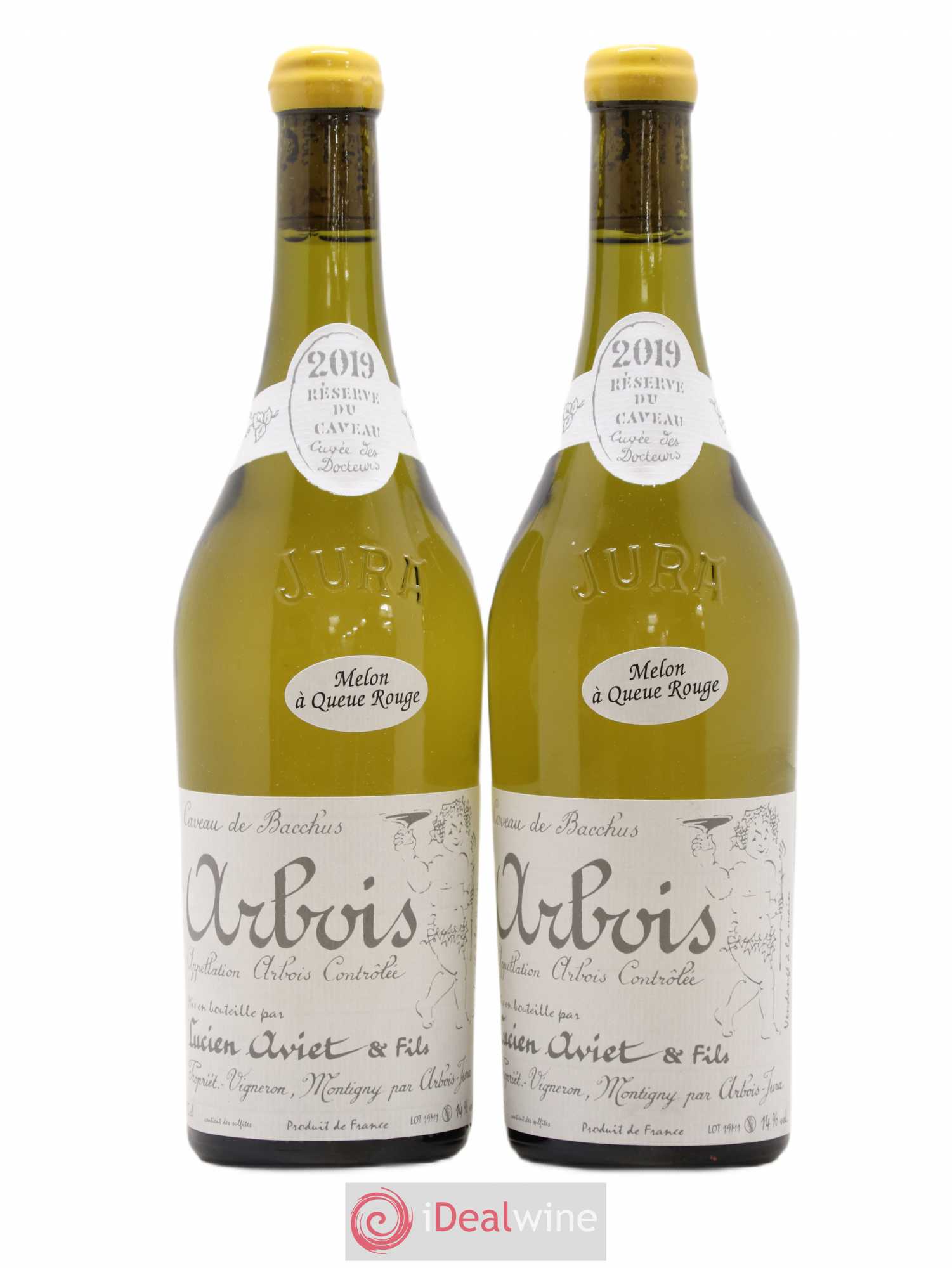 Arbois Melon à Queue Rouge Cuvée des Docteurs Lucien Aviet (Domaine) 2019 - Lot de 2 bouteilles - 0