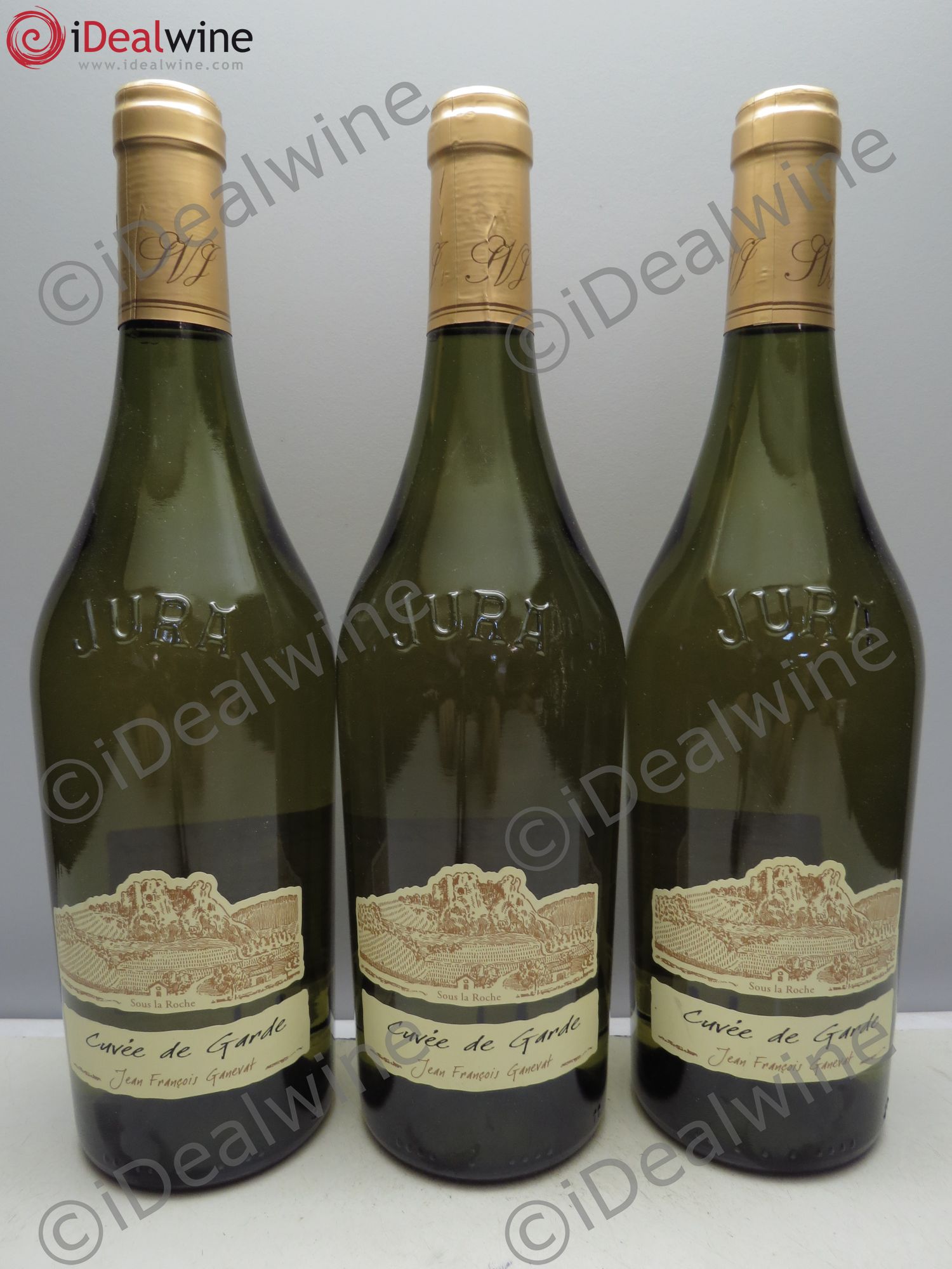 Côtes du Jura Domaine Jean François Gannevat. Cuvée de Garde 2007 - Posten von 3 Flaschen - 0