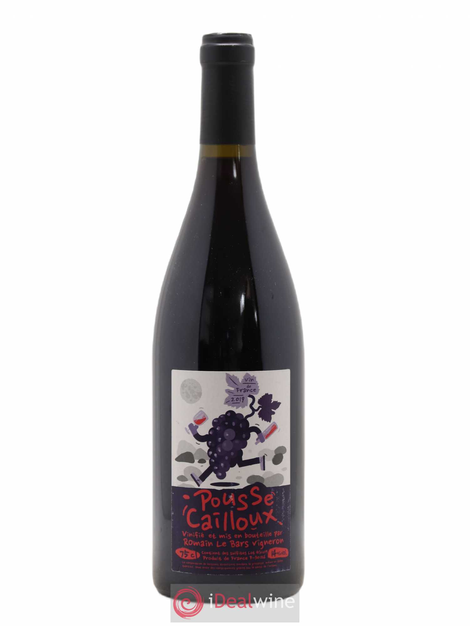 Vin de France Pousse Cailloux Le Bars 2019 - Lot de 1 bouteille - 0