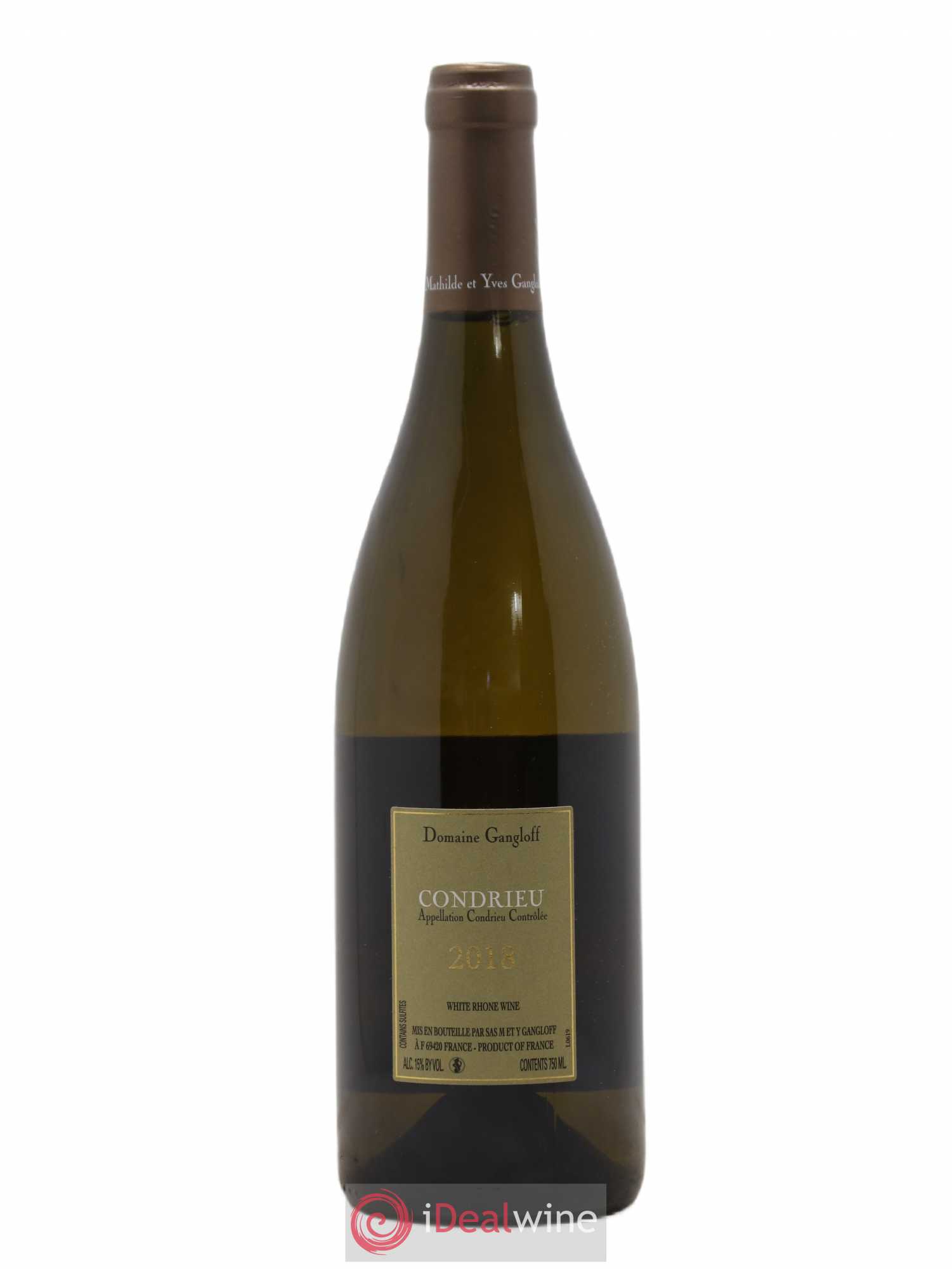 Condrieu Domaine Gangloff (Domaine) 2018 - Lot de 1 bouteille - 1