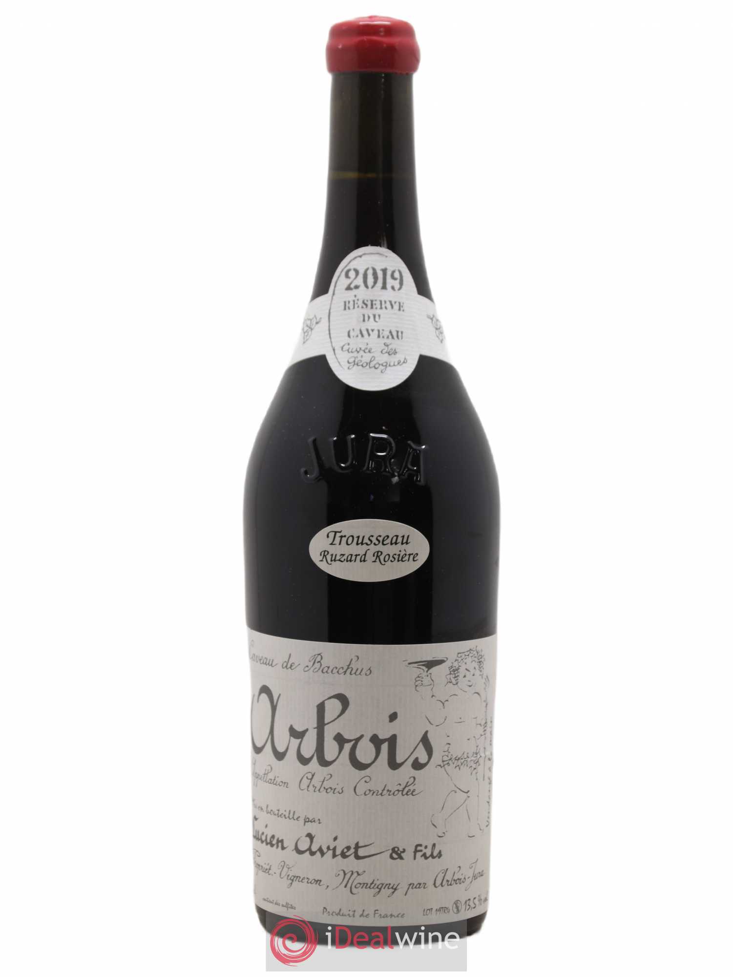 Arbois Trousseau Ruzard Rosière Cuvée des Géologues Lucien Aviet (Domaine) 2019 - Lot de 1 bouteille - 0