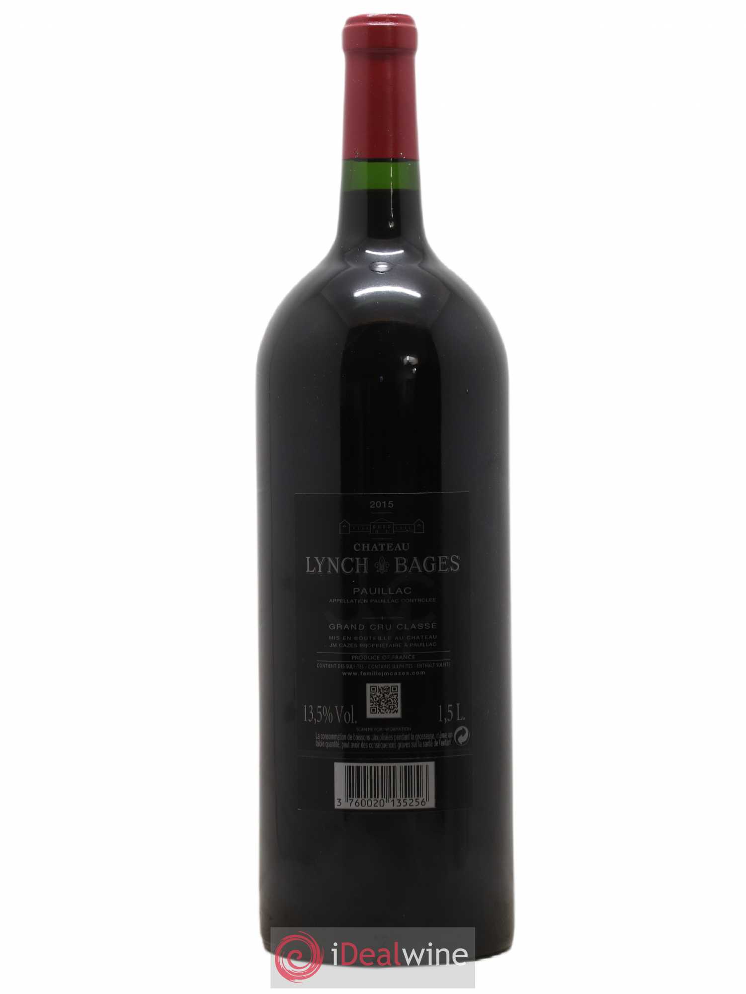 Château Lynch Bages 5ème Grand Cru Classé 2015 - Lot de 1 magnum - 1