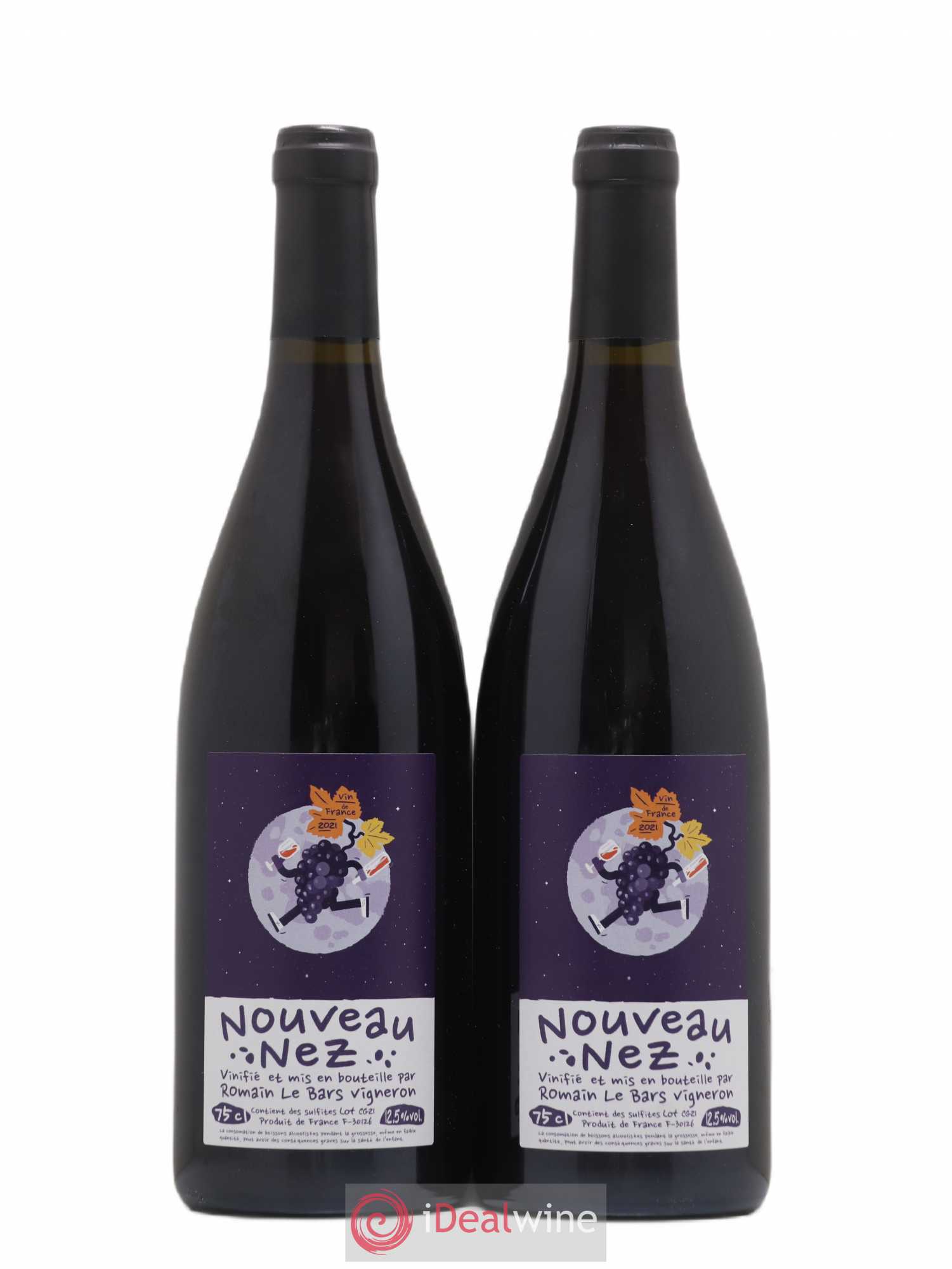Vin de France Nouveau Nez Le Bars 2021 - Posten von 2 Flaschen - 0