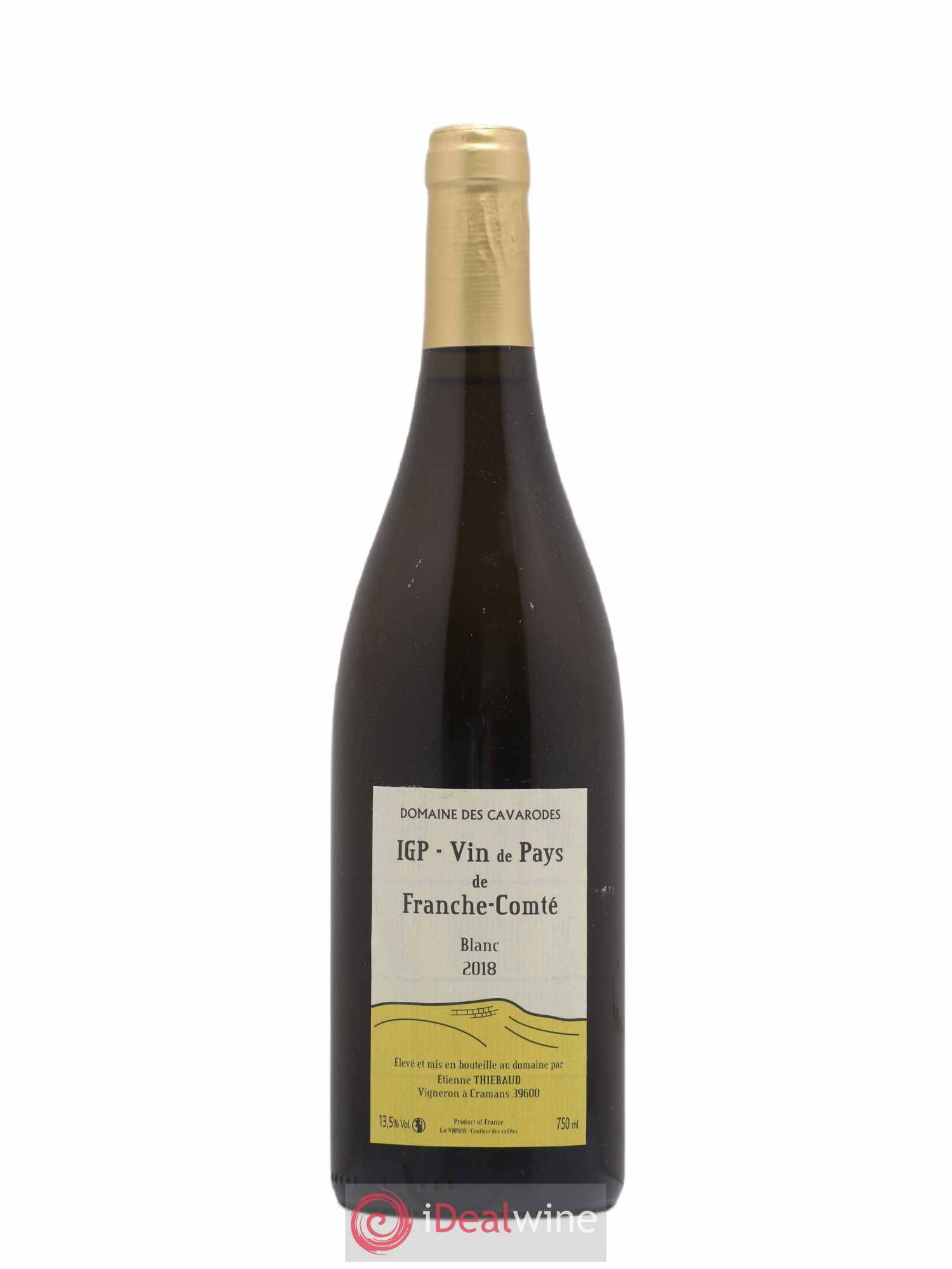 Franche-Comté Cavarodes (Domaine des) - Etienne Thiébaud 2018 - Lot de 1 bouteille - 0
