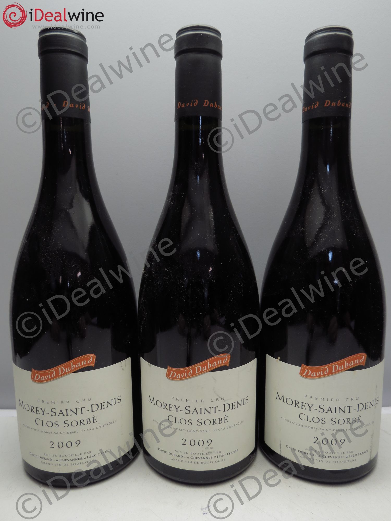 Morey-Saint-Denis 1er Cru Domaine David Duband 2009 - Posten von 3 Flaschen - 0
