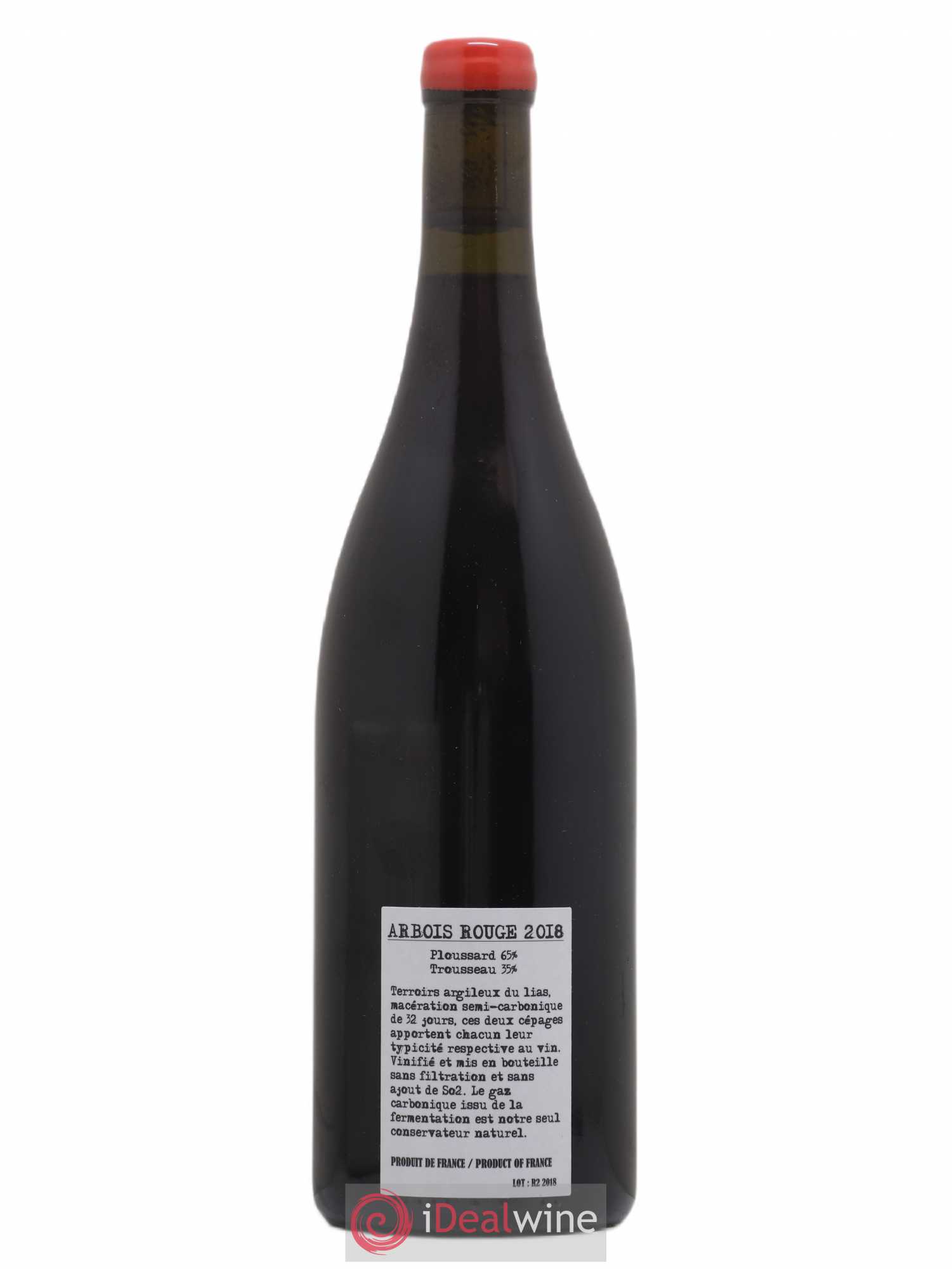Arbois Ploussard Trousseau Adeline Houillon & Renaud Bruyère 2018 - Lot de 1 bouteille - 1