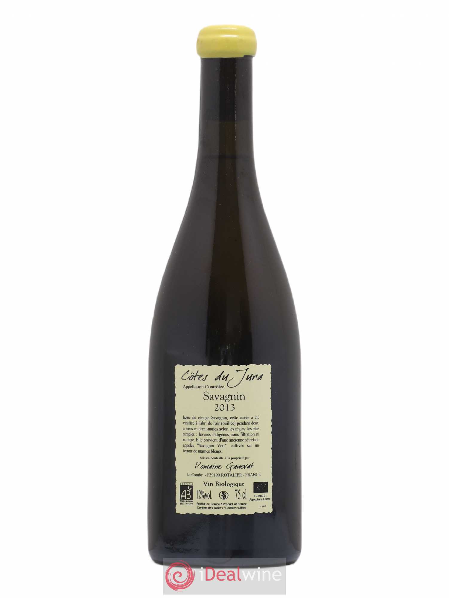 Côtes du Jura Les Chalasses Marnes Bleues Jean-François Ganevat (Domaine) 2013 - Lot de 1 bouteille - 1