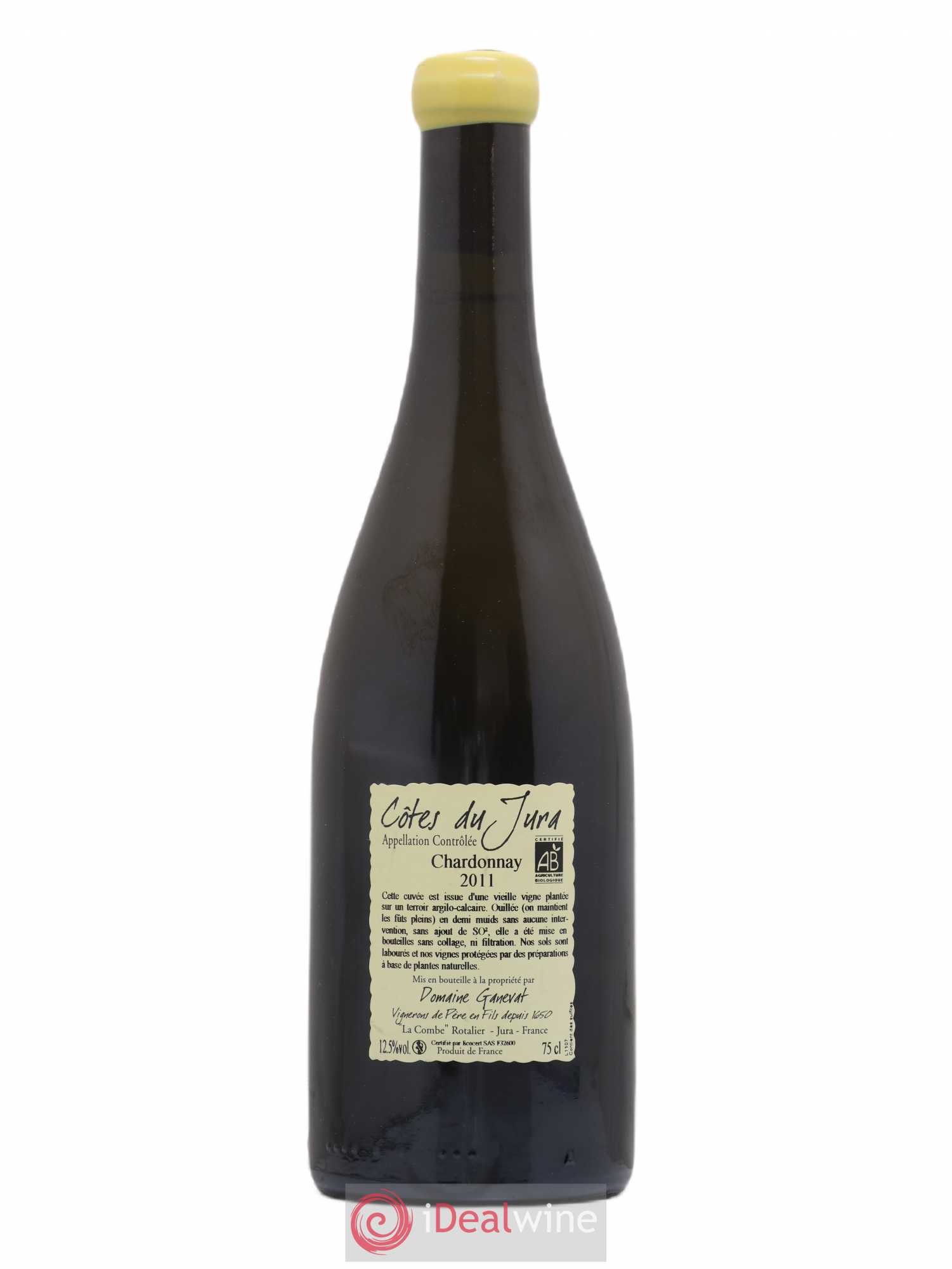 Côtes du Jura Les Chamois du Paradis Jean-François Ganevat (Domaine) 2011 - Lot de 1 bouteille - 1