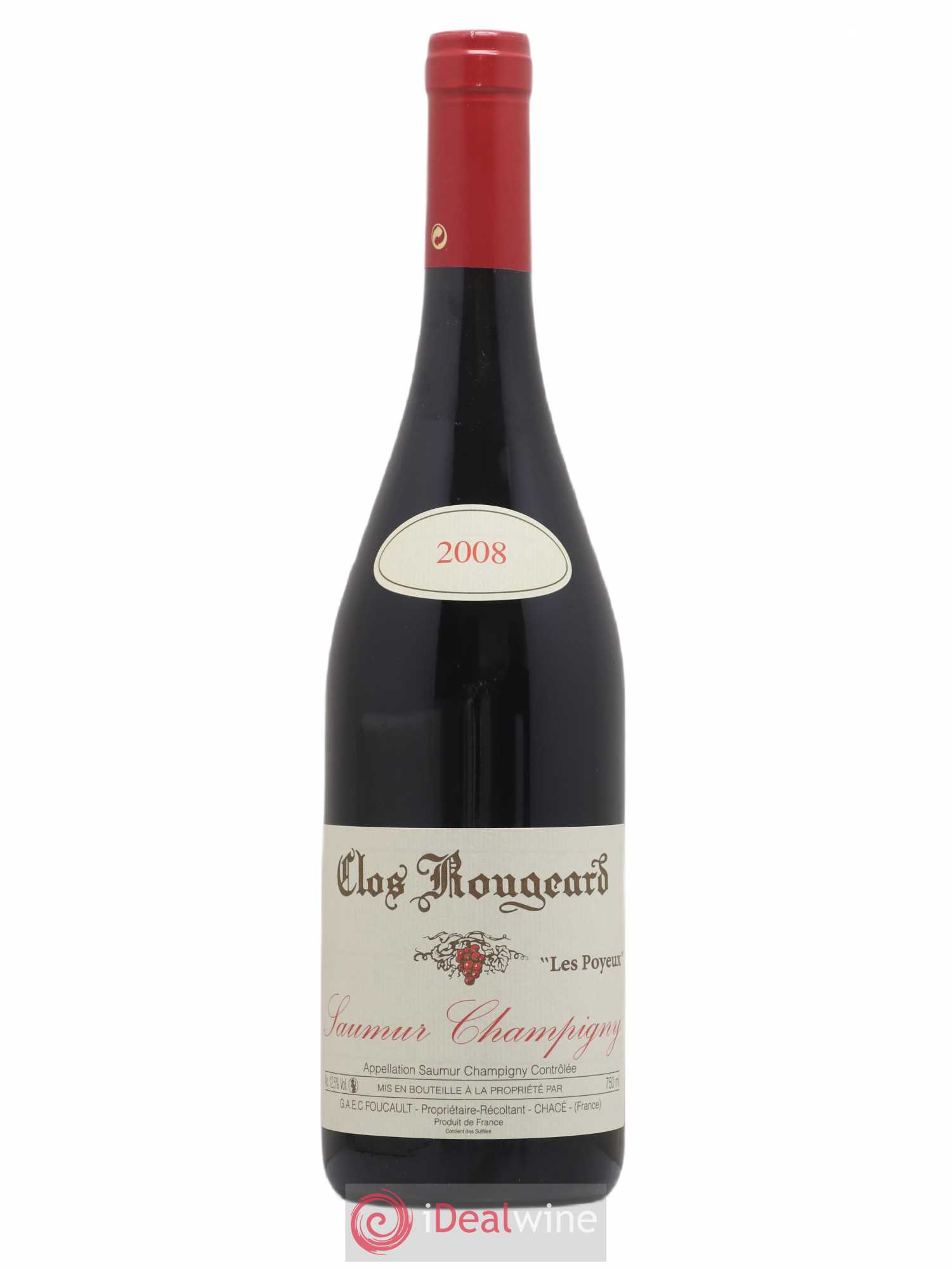 Saumur-Champigny Les Poyeux Clos Rougeard 2008 - Lot de 1 bouteille - 0