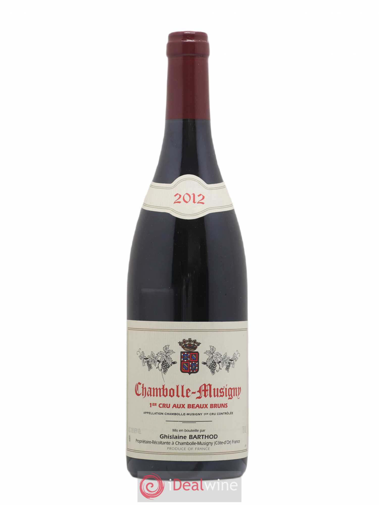 Chambolle-Musigny 1er Cru Aux Beaux Bruns Ghislaine Barthod 2012 - Lot de 1 bouteille - 0
