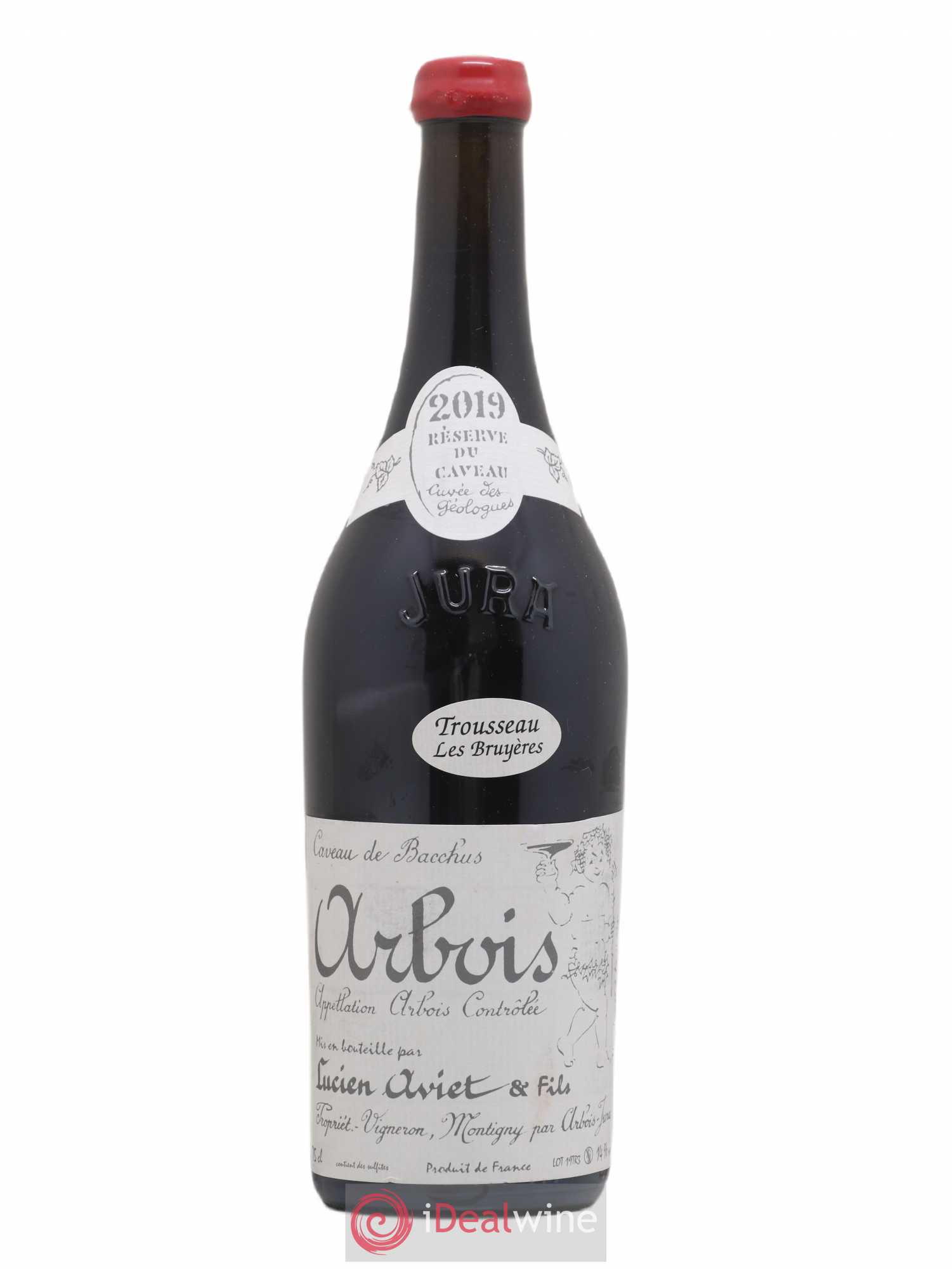 Arbois Trousseau Les Bruyères Lucien Aviet 2019 - Posten von 1 Flasche - 0