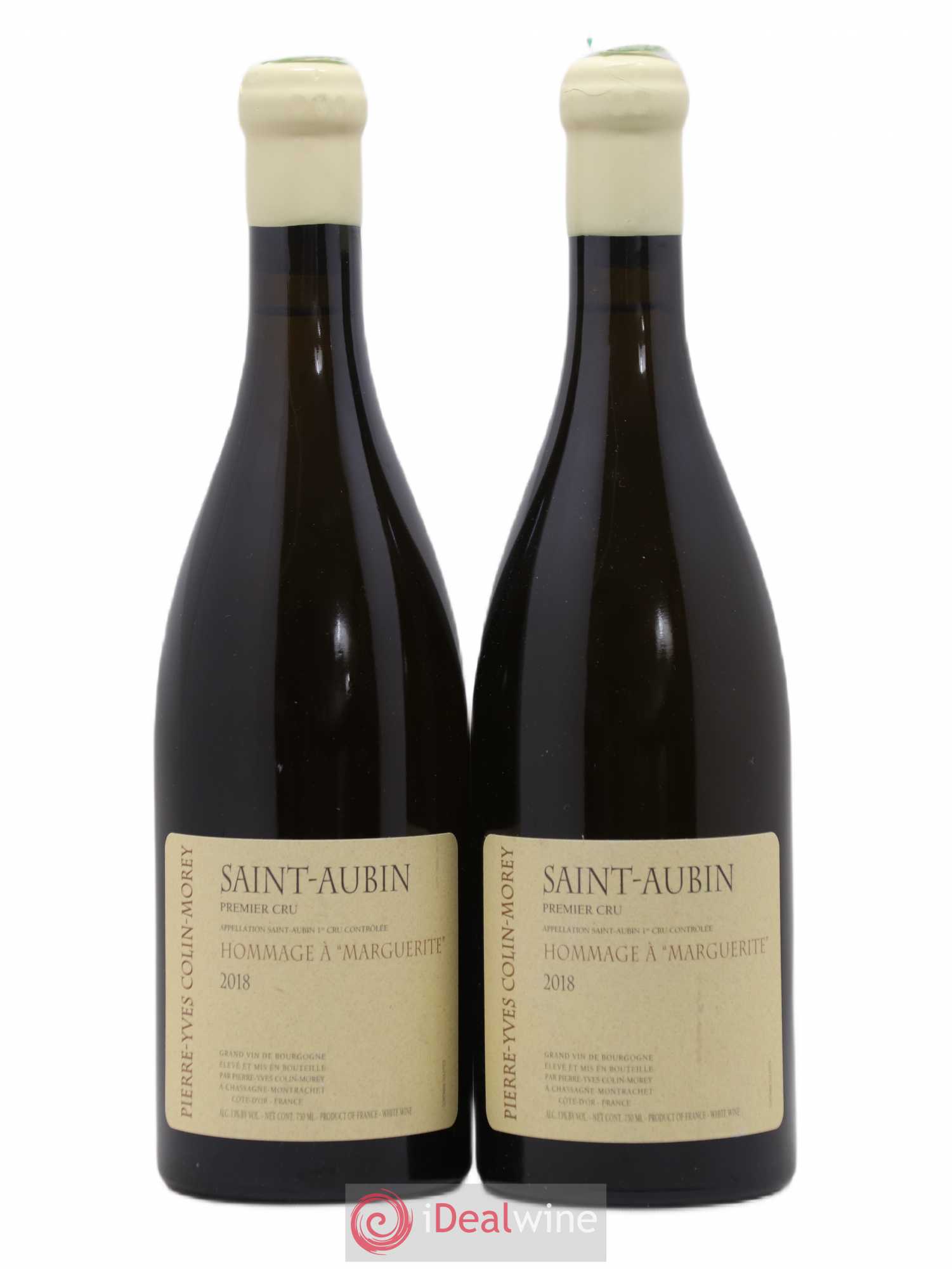 Saint-Aubin 1er Cru Hommage à Marguerite Pierre-Yves Colin Morey 2018 - Lot de 2 bouteilles - 0