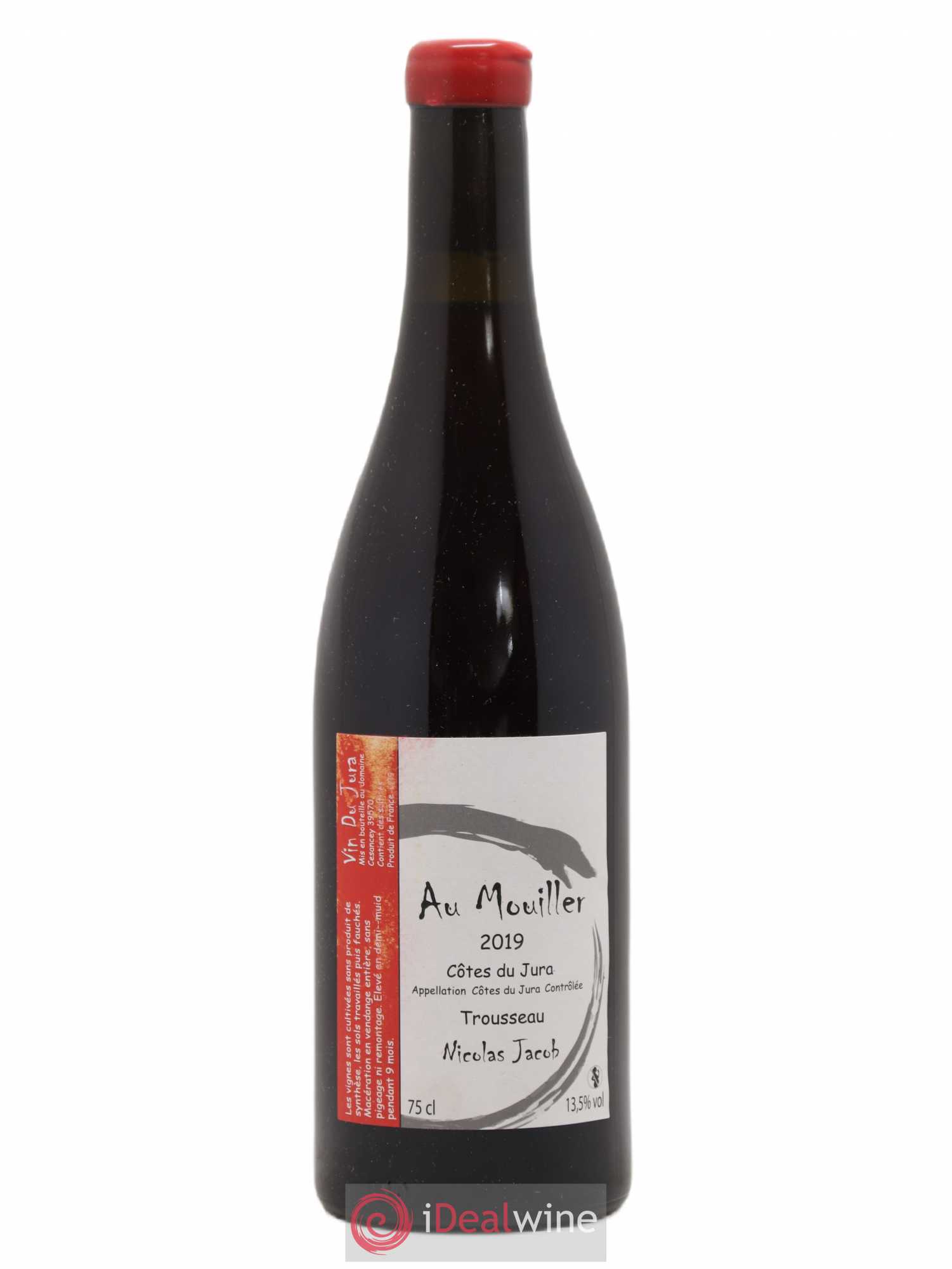 Côtes du Jura Trousseau Au Mouiller Nicolas Jacob 2019 - Lot de 1 bouteille - 0