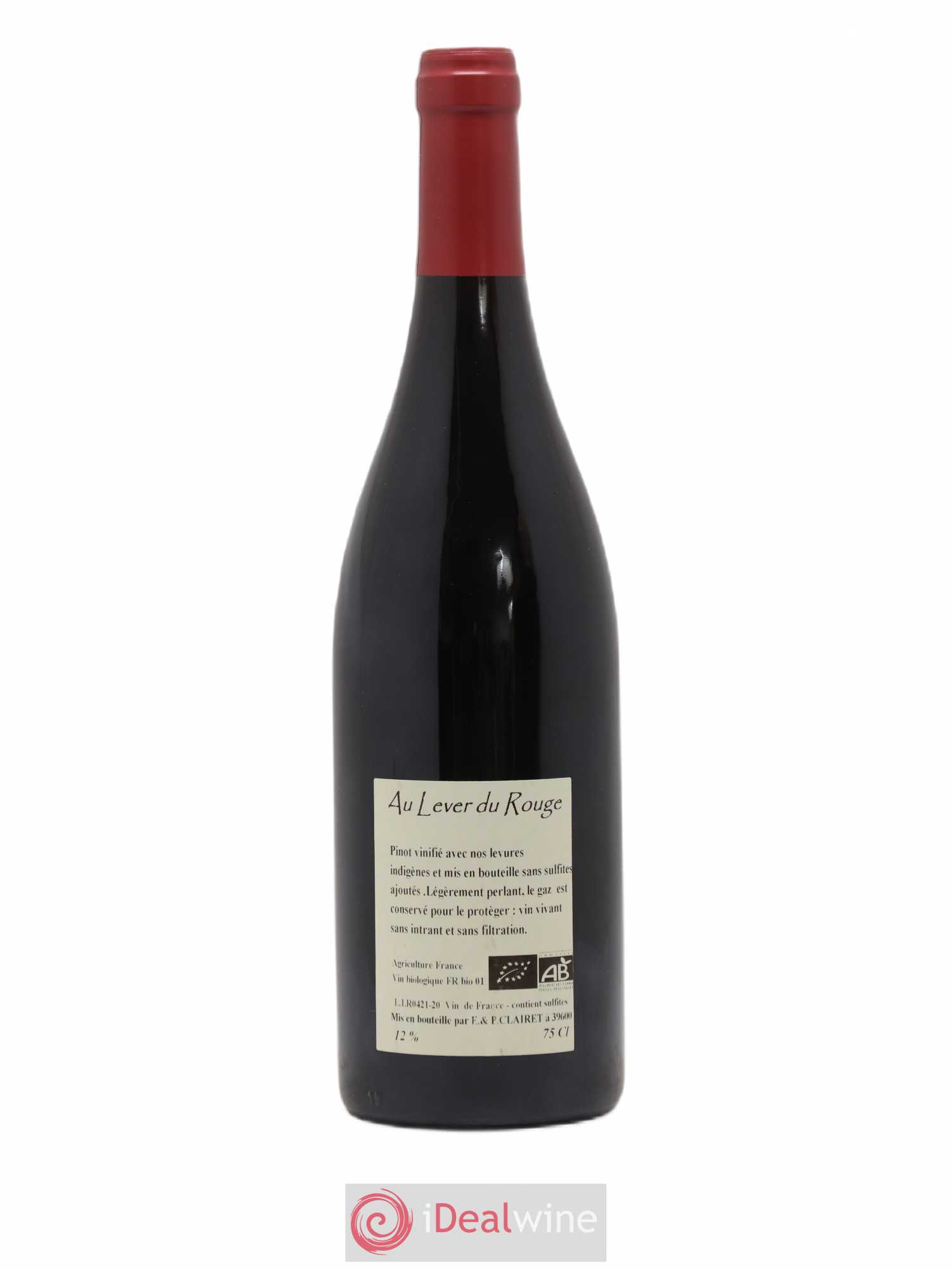 Vin de France Au Levet du Rouge Domaine de la Tournelle 2020 - Posten von 1 Flasche - 1