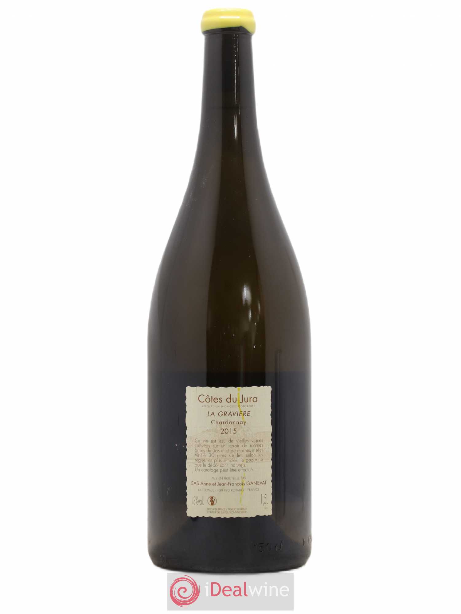 Côtes du Jura La Gravière Anne et Jean François Ganevat 2015 - Lot de 1 magnum - 1
