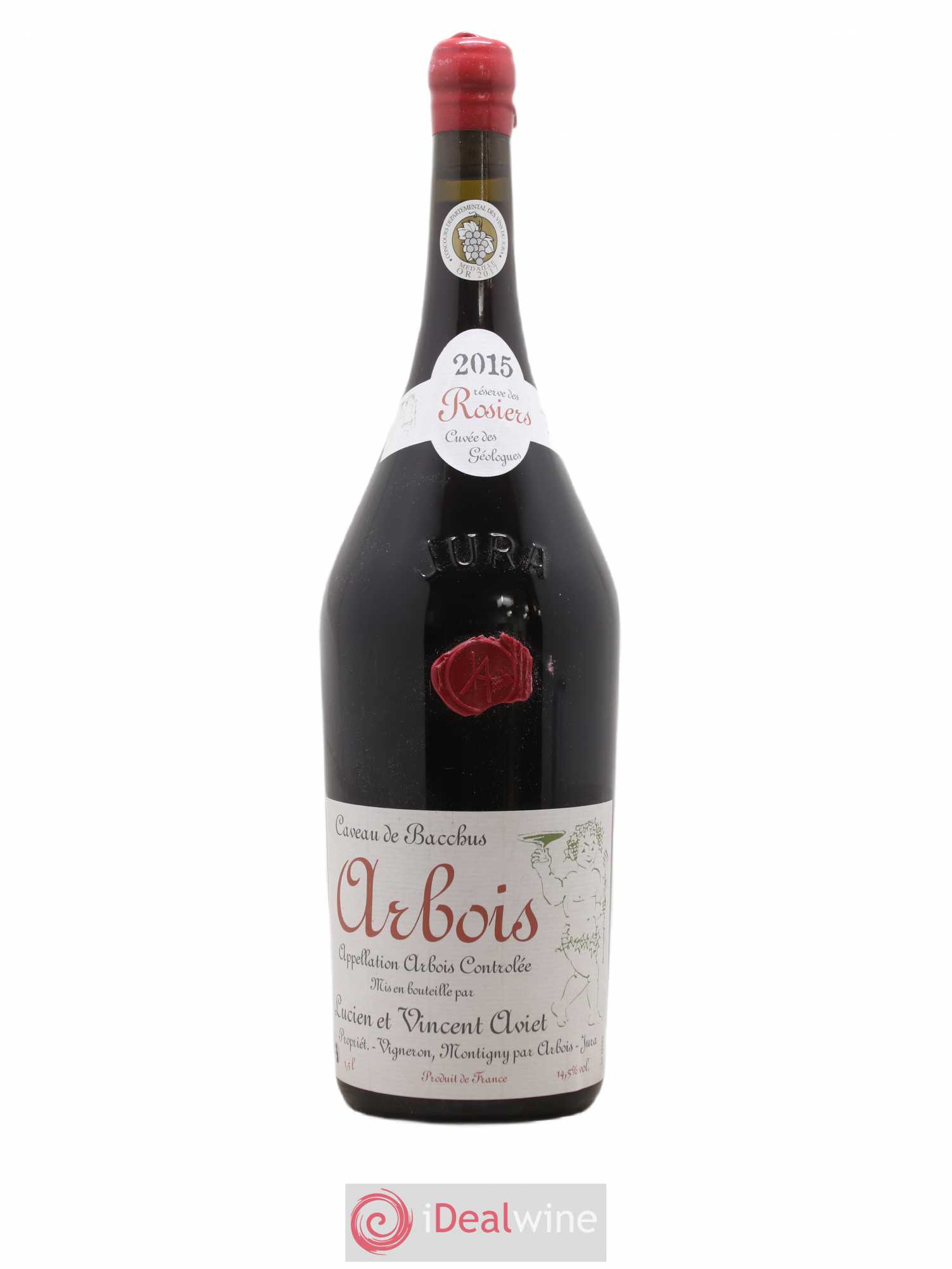 Arbois réserve des Rosiers cuvée des géologues Lucien Aviet 2015 - Posten von 1 Magnum - 0