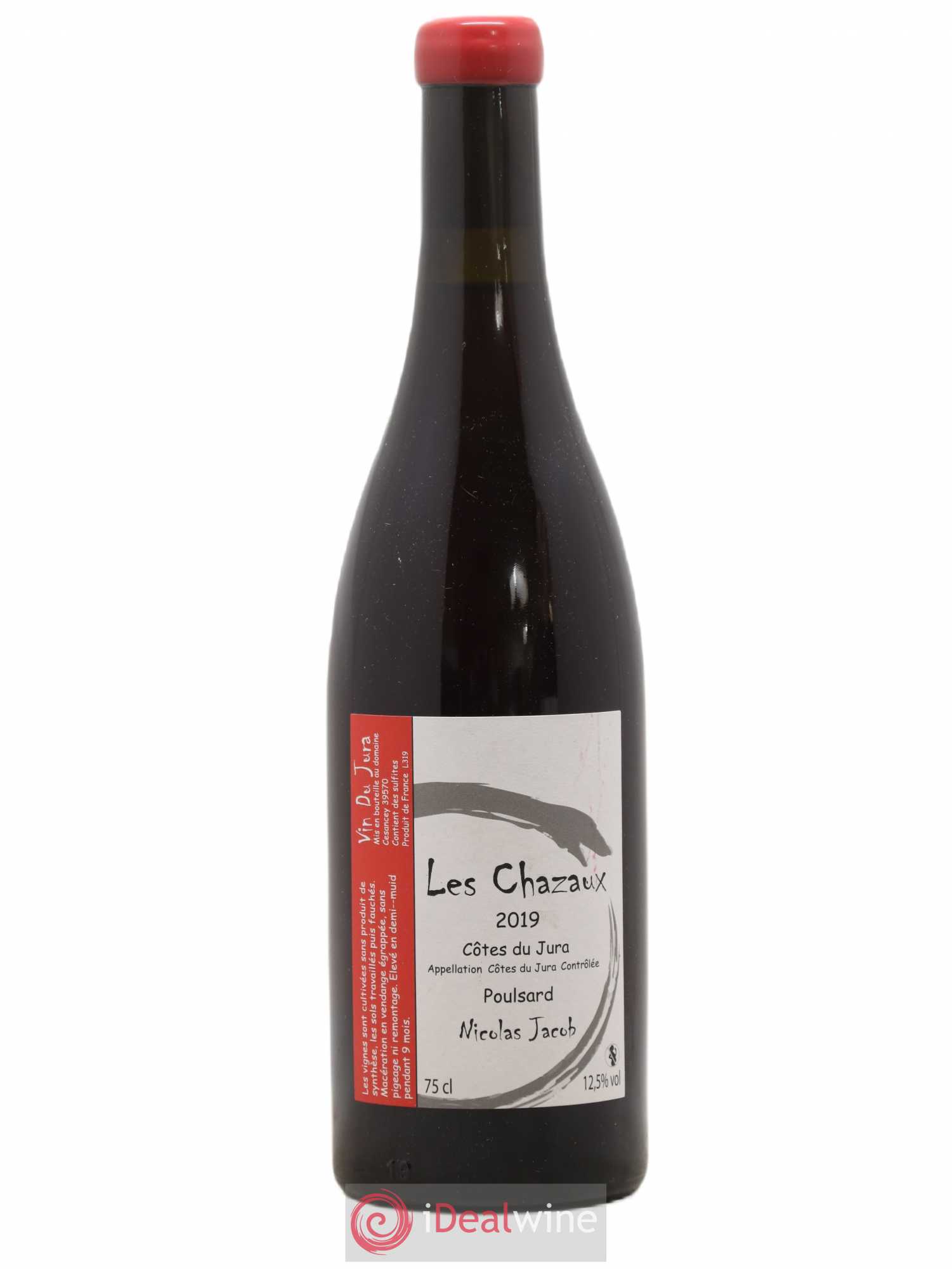 Côtes du Jura Poulsard Les Chazaux Nicolas Jacob 2019 - Lot de 1 bouteille - 0