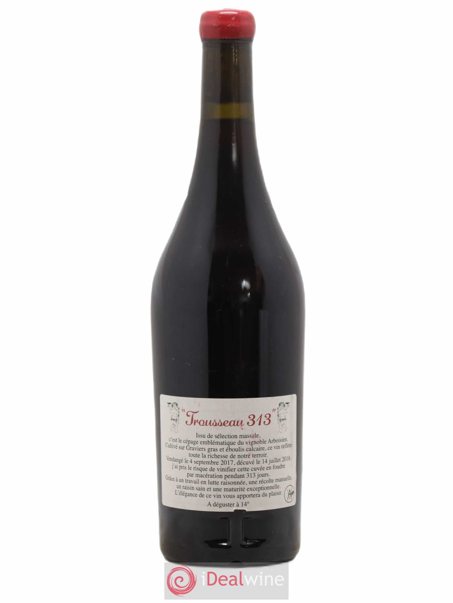 Arbois Réserve du Caveau Cuvée des Géologues Trousseau 313 Lucien Aviet 2017 - Lotto di 1 bottiglia - 1