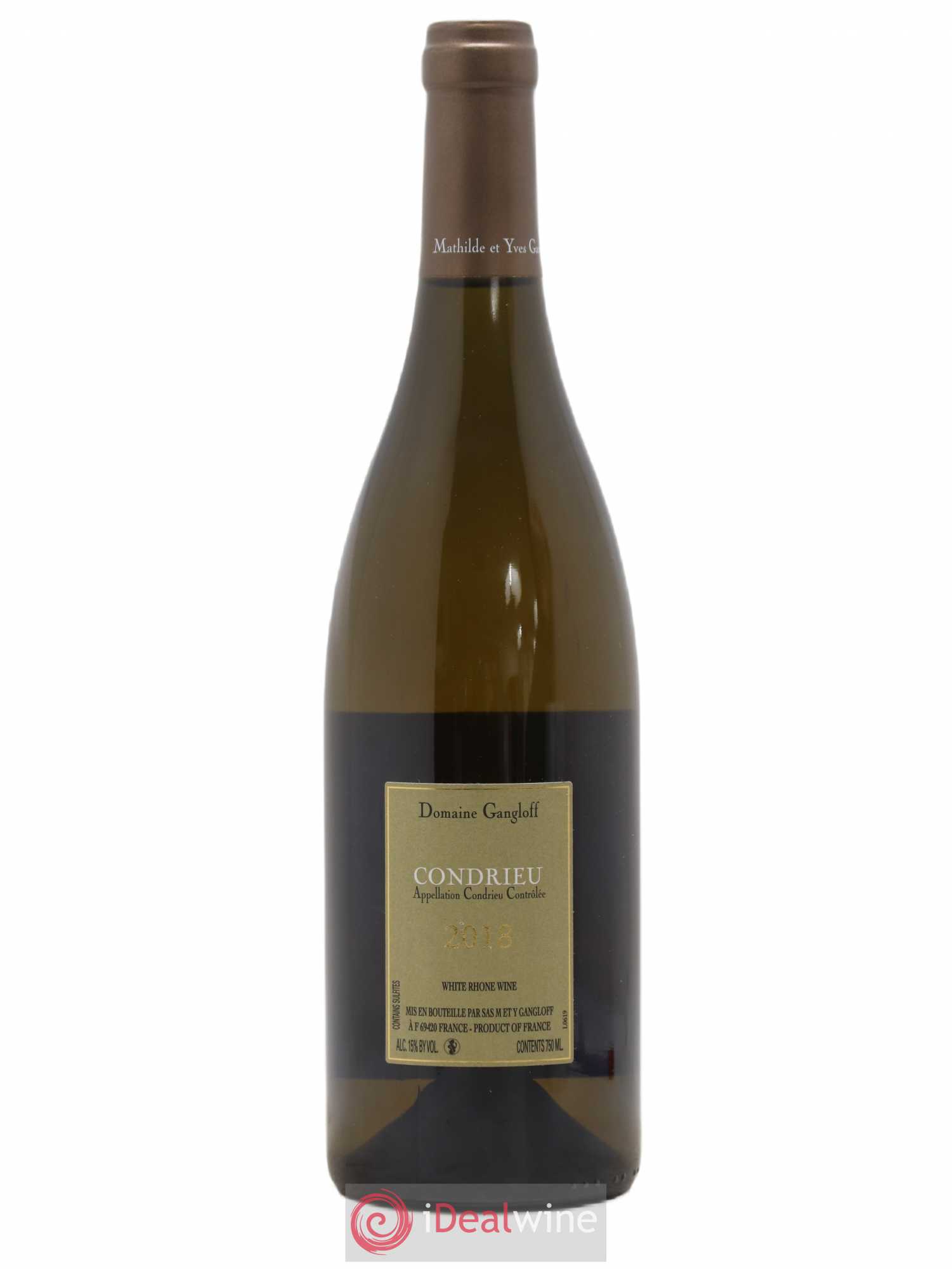 Condrieu Domaine Gangloff (Domaine) 2018 - Lot de 1 bouteille - 1