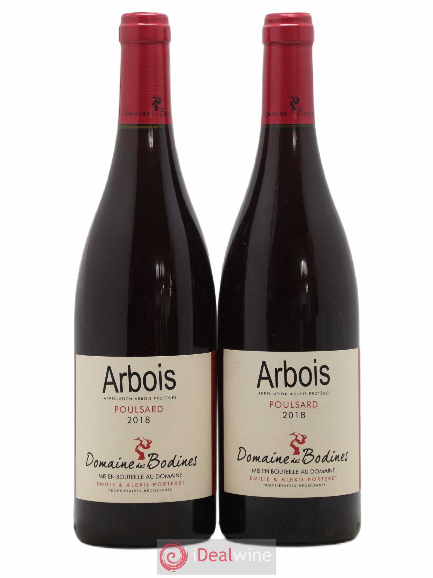 Arbois Poulsard Domaine des Bodines 2018 - Lot de 2 bouteilles - 0