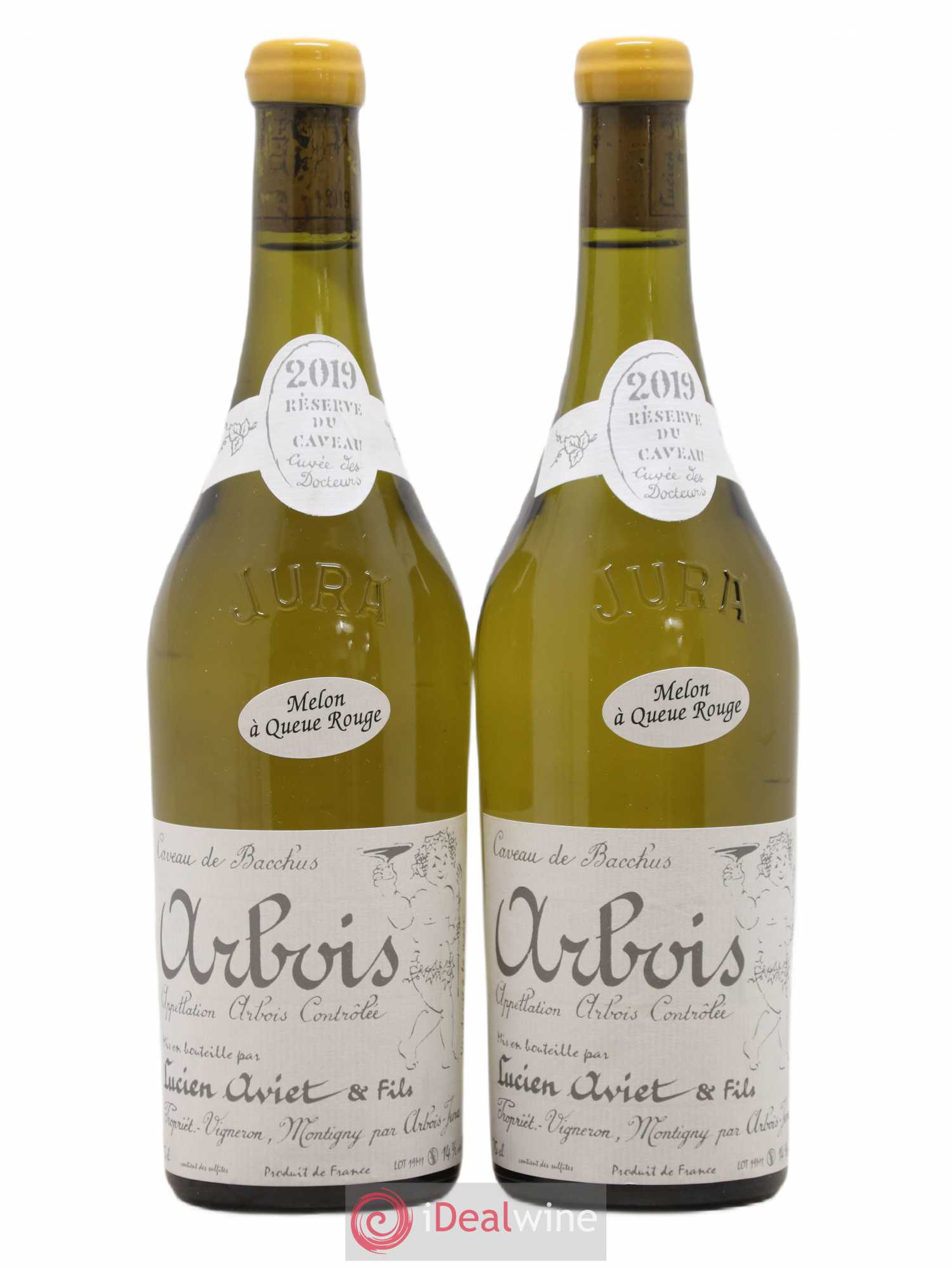 Arbois Melon à Queue Rouge Cuvée des Docteurs Lucien Aviet (Domaine) 2019 - Lot de 2 bouteilles - 0