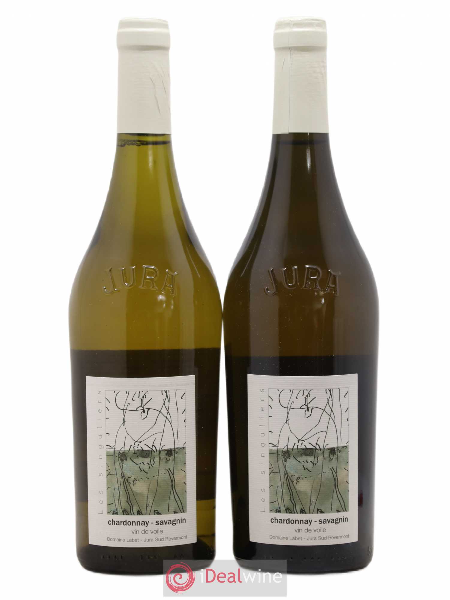 Côtes du Jura Vin de Voile Chardonnay-Savagnin cuvée de garde Romain - Julien - Charline Labet 2019 - Lot de 2 bouteilles - 0