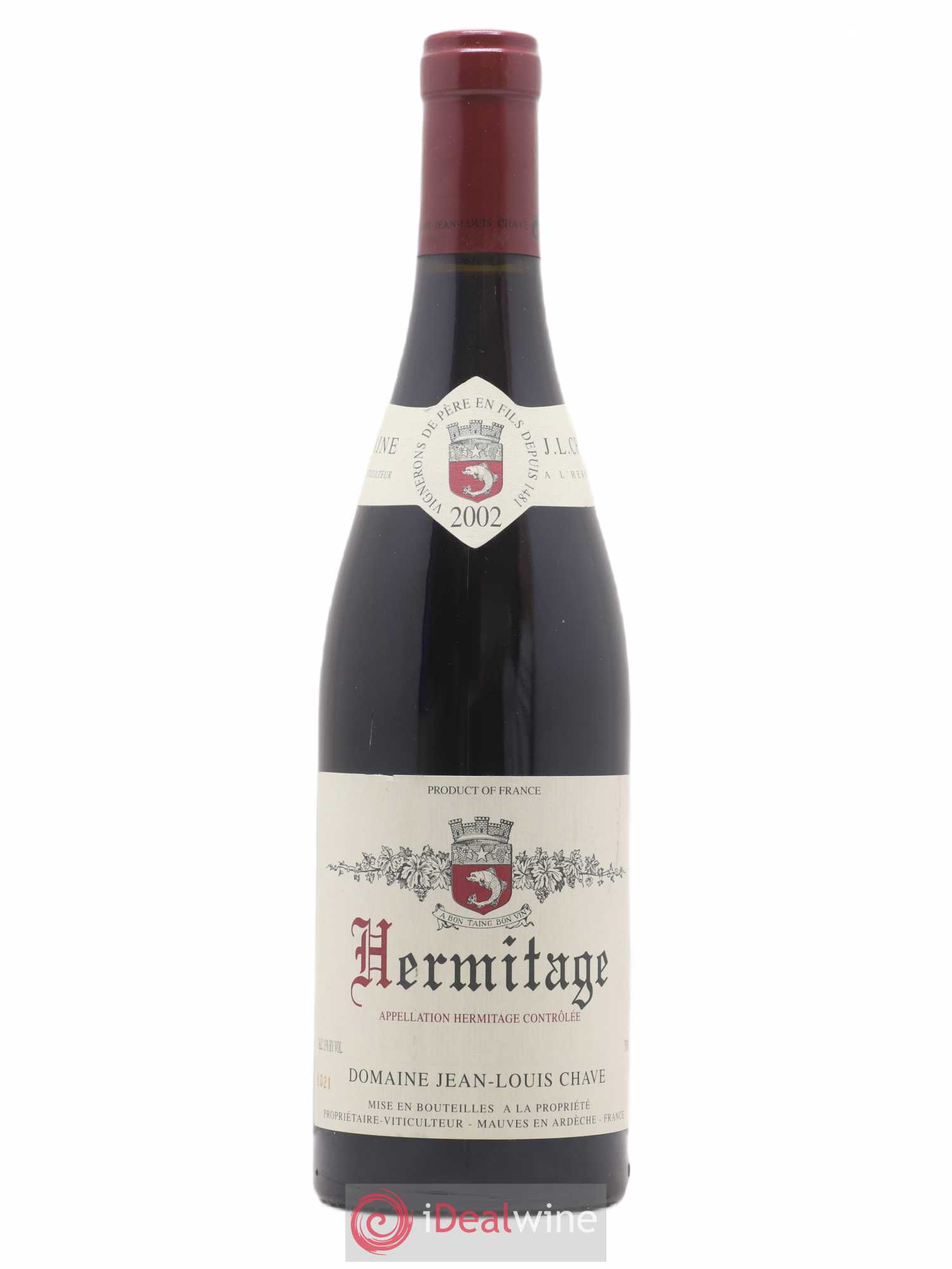 Hermitage Jean-Louis Chave 2002 - Lot de 1 bouteille - 0