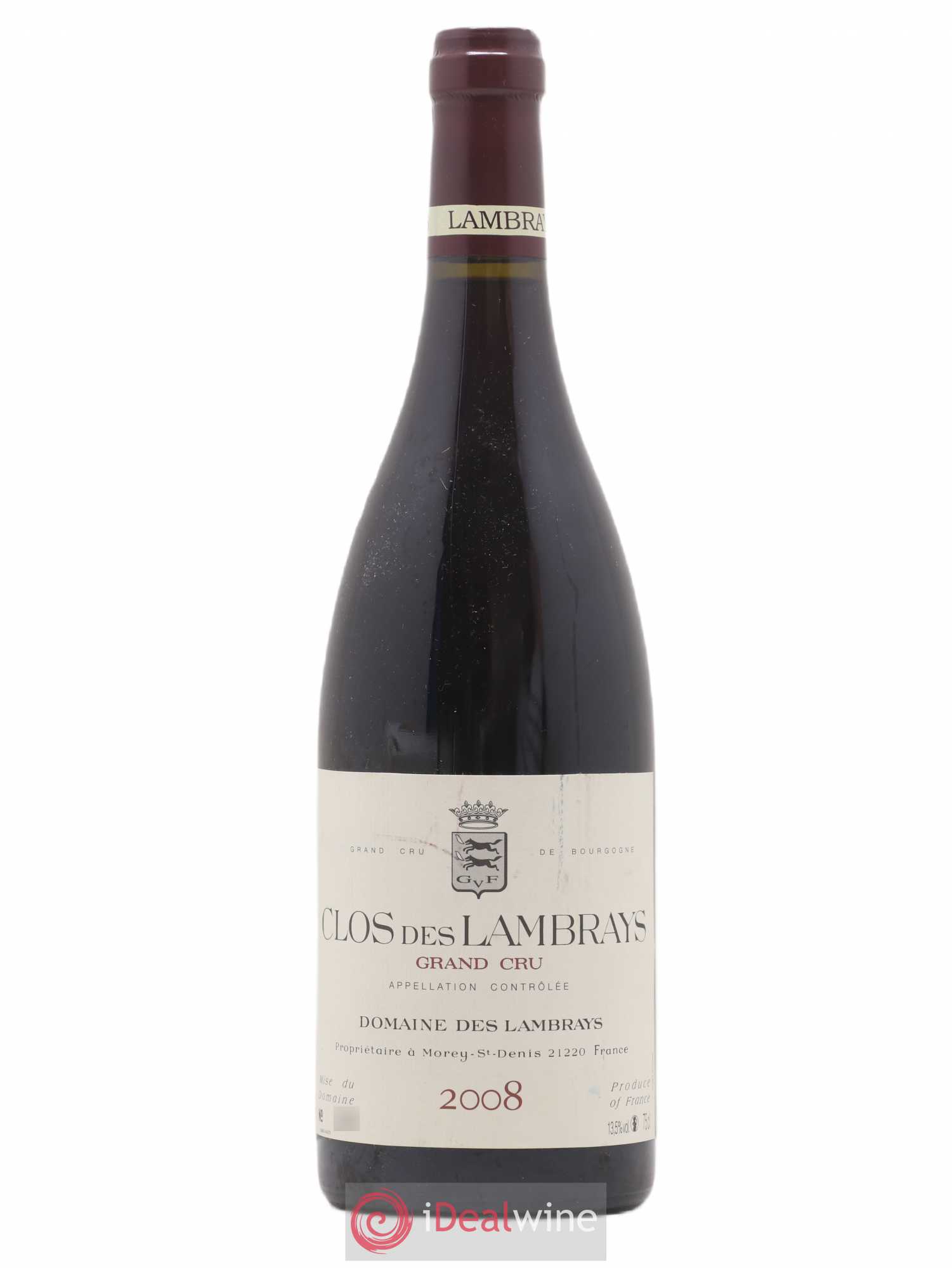 Clos des Lambrays Grand Cru Domaine des Lambrays 2008 - Lot de 1 bouteille - 0