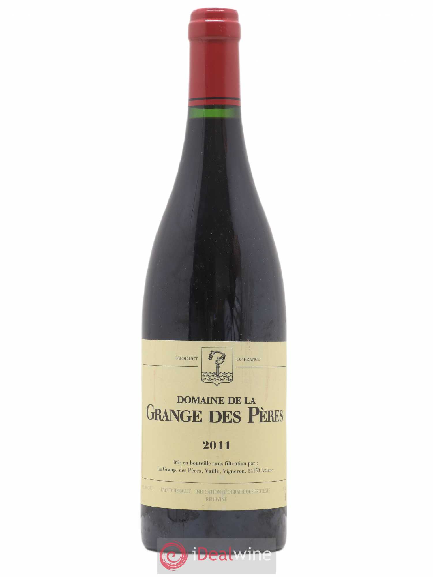 Pays d'Hérault Grange des Pères Laurent Vaillé 2011 - Lot de 1 bouteille - 0