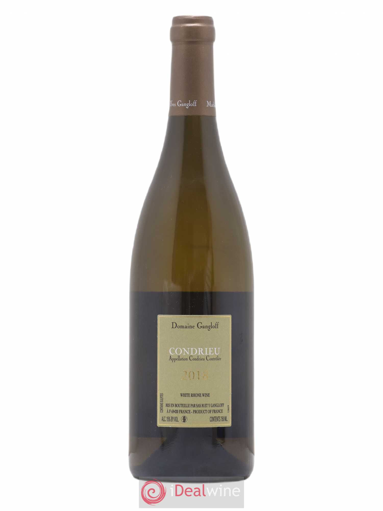 Condrieu Domaine Gangloff (Domaine) 2018 - Lot de 1 bouteille - 1