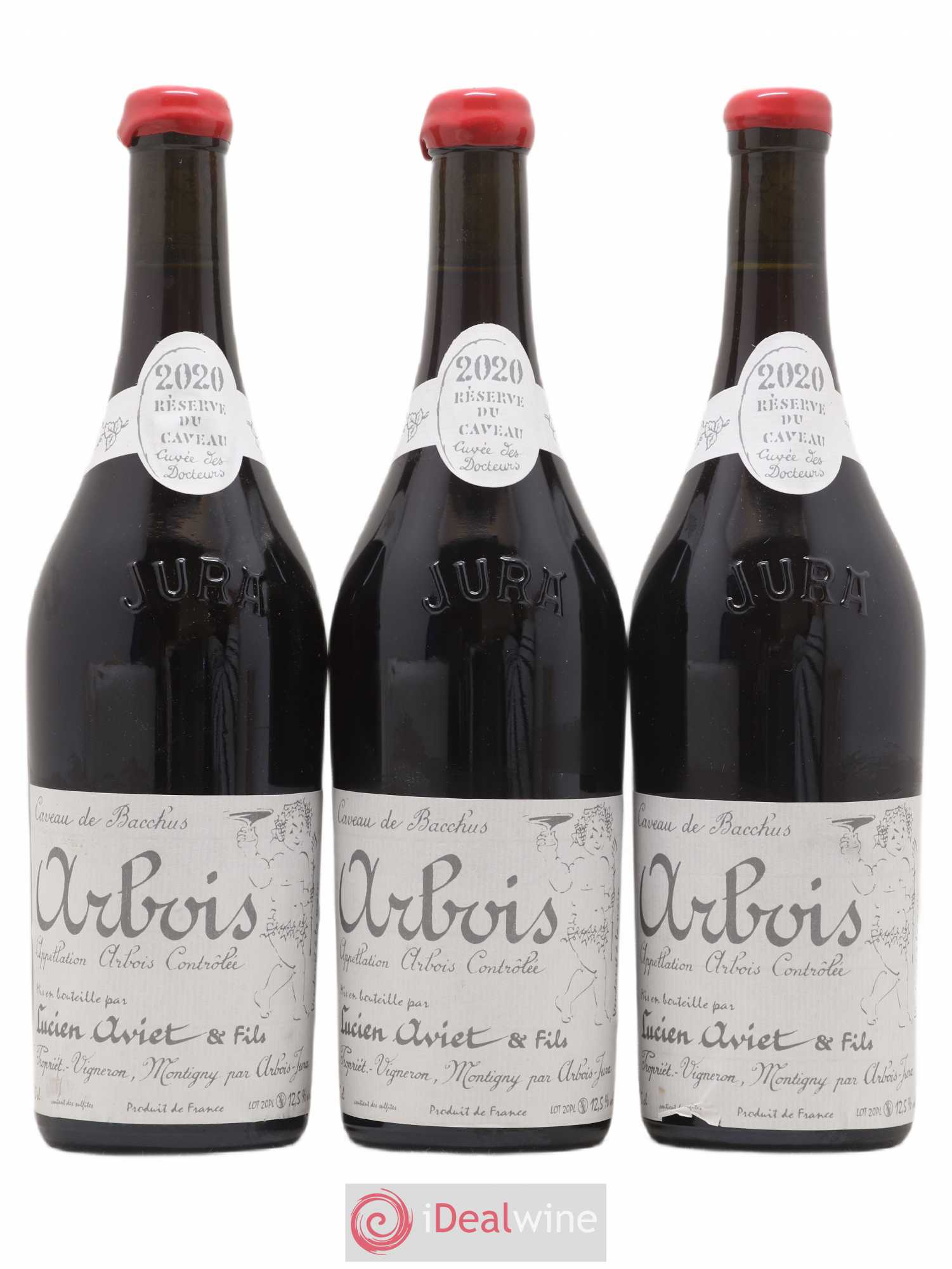 Arbois Poulsard Cuvée des Docteurs Lucien Aviet 2020 - Posten von 3 Flaschen - 0