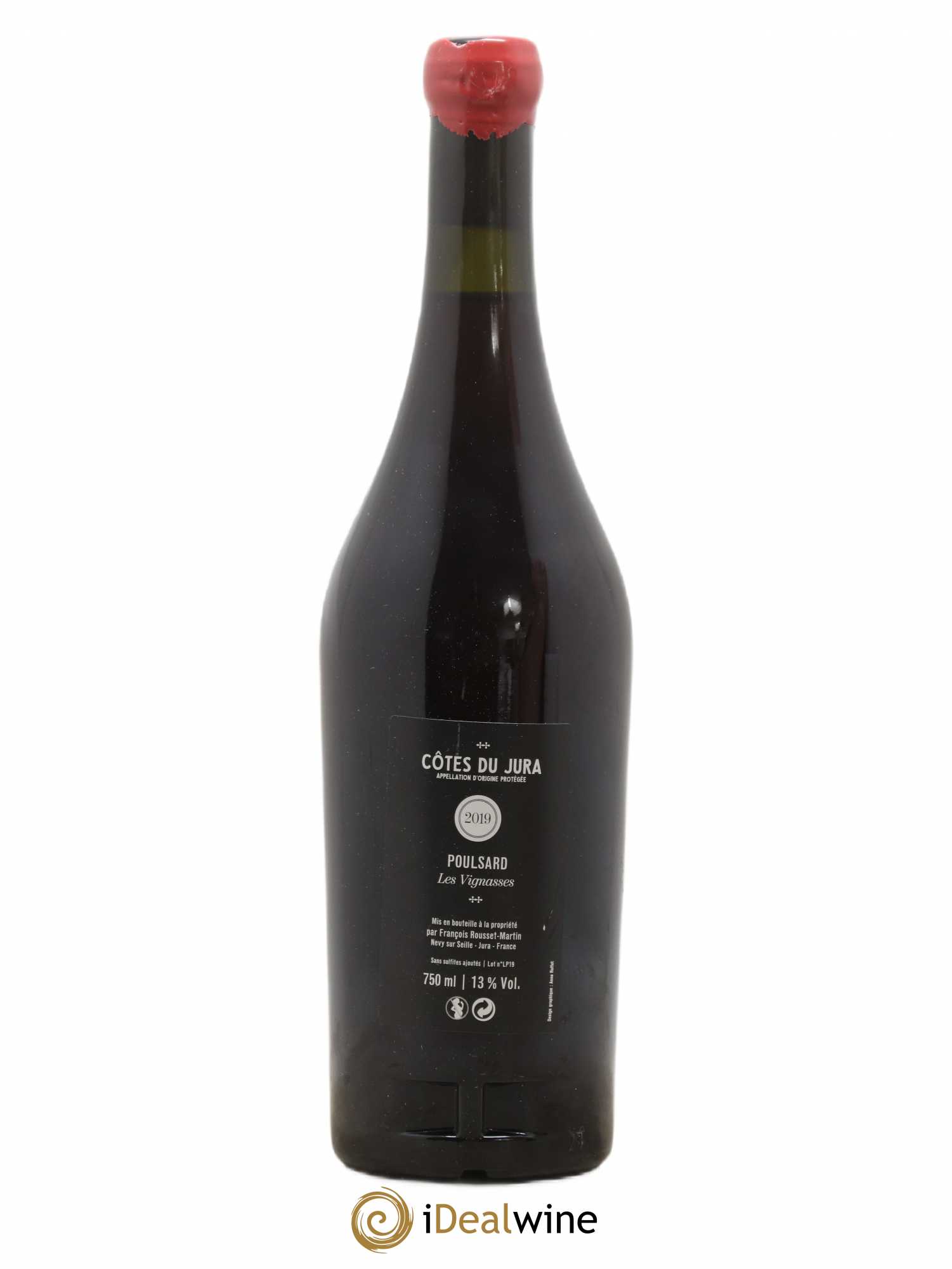 Côtes du Jura Les Vignasses Poulsard François Rousset Martin 2019 - Lot of 1 bottle - 1