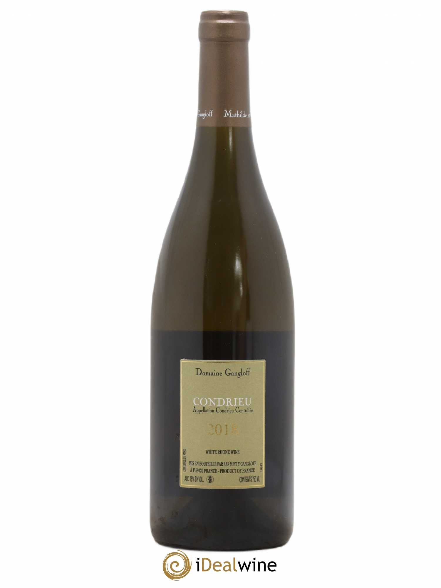 Condrieu Domaine Gangloff (Domaine) 2018 - Lot de 1 bouteille - 1