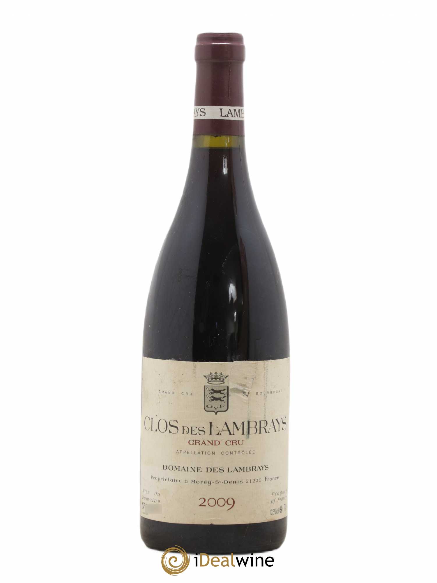 Clos des Lambrays Grand Cru Domaine des Lambrays 2009 - Lot de 1 bouteille - 0