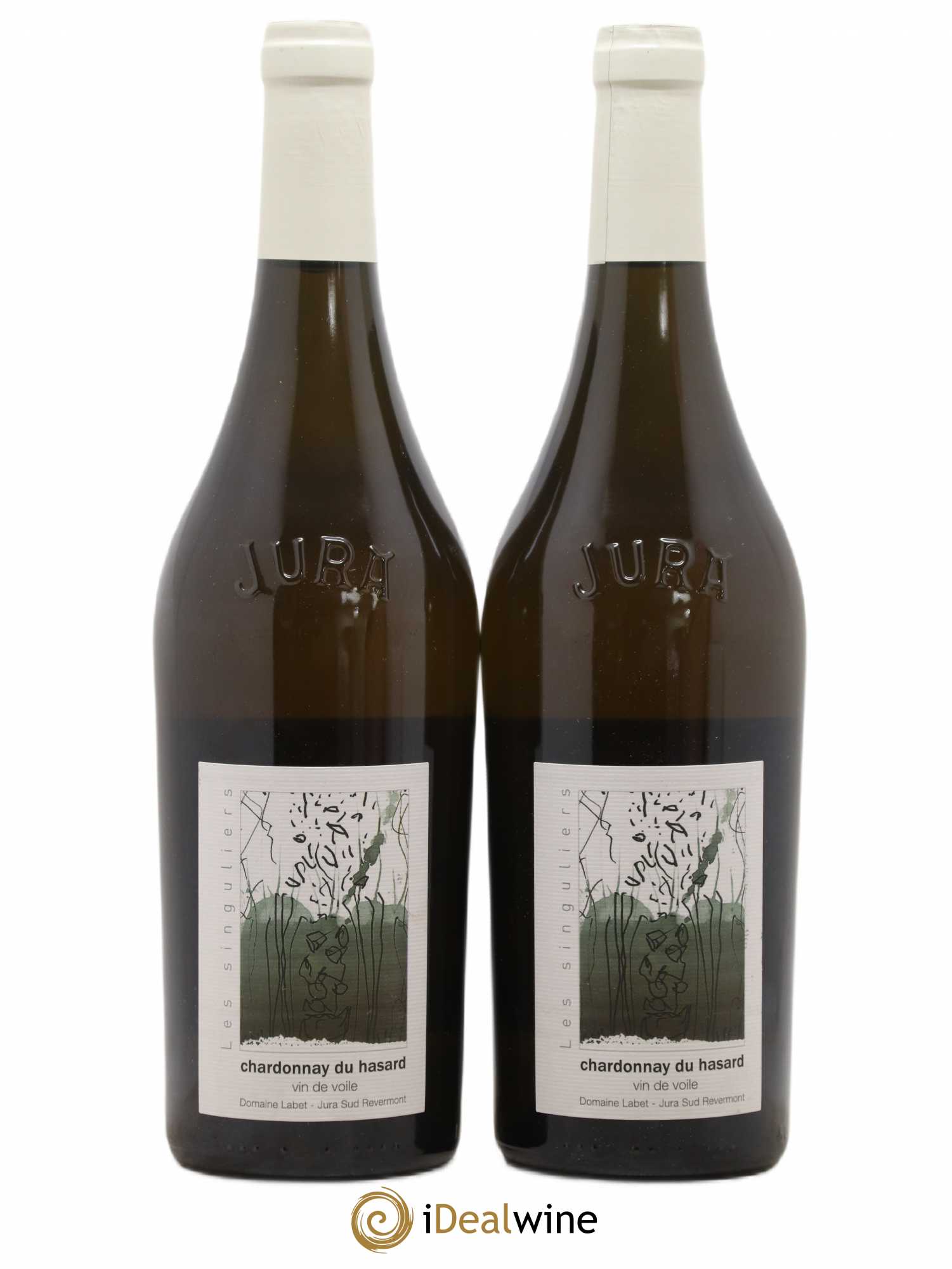 Côtes du Jura Vin de voile Chardonnay du Hasard Romain - Julien - Charline Labet 2015 - Lot de 2 bouteilles - 0