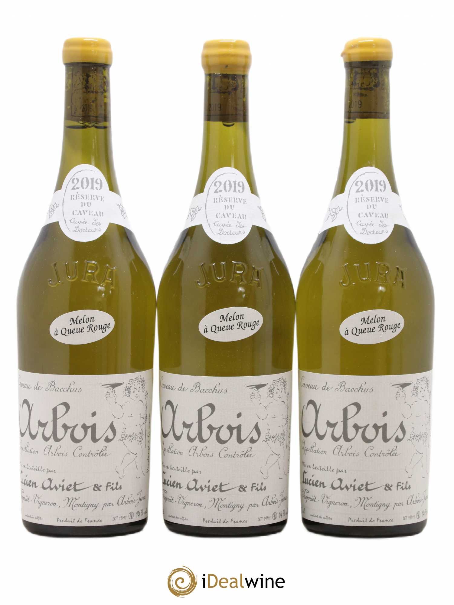 Arbois Melon à Queue Rouge Cuvée des Docteurs Lucien Aviet (Domaine) Melon À Queue Rouge Cuvee Des Docteurs Lucien Aviet 2019 - Posten von 3 Flaschen - 0