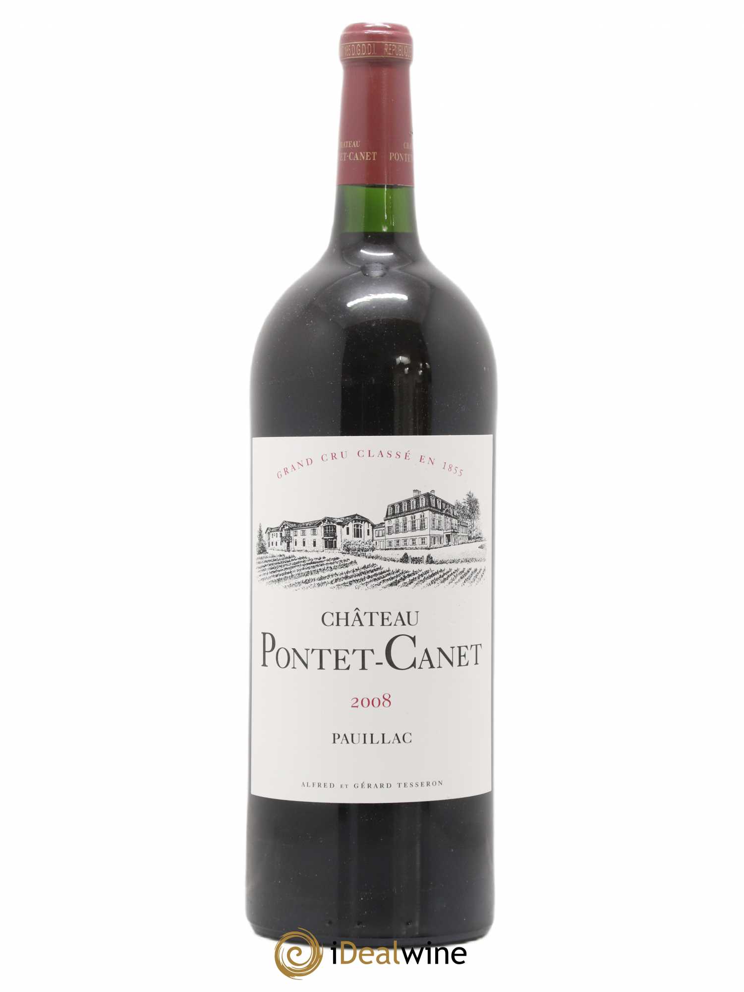 Château Pontet Canet 5ème Grand Cru Classé 2008 - Lot de 1 magnum - 0